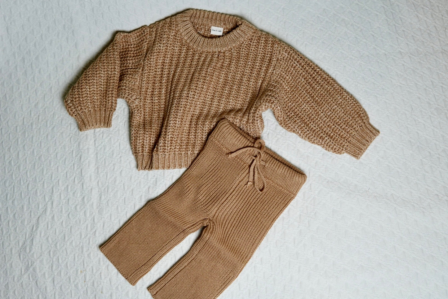 Baby Sweater Chunky Braided knit Cotton oversize style