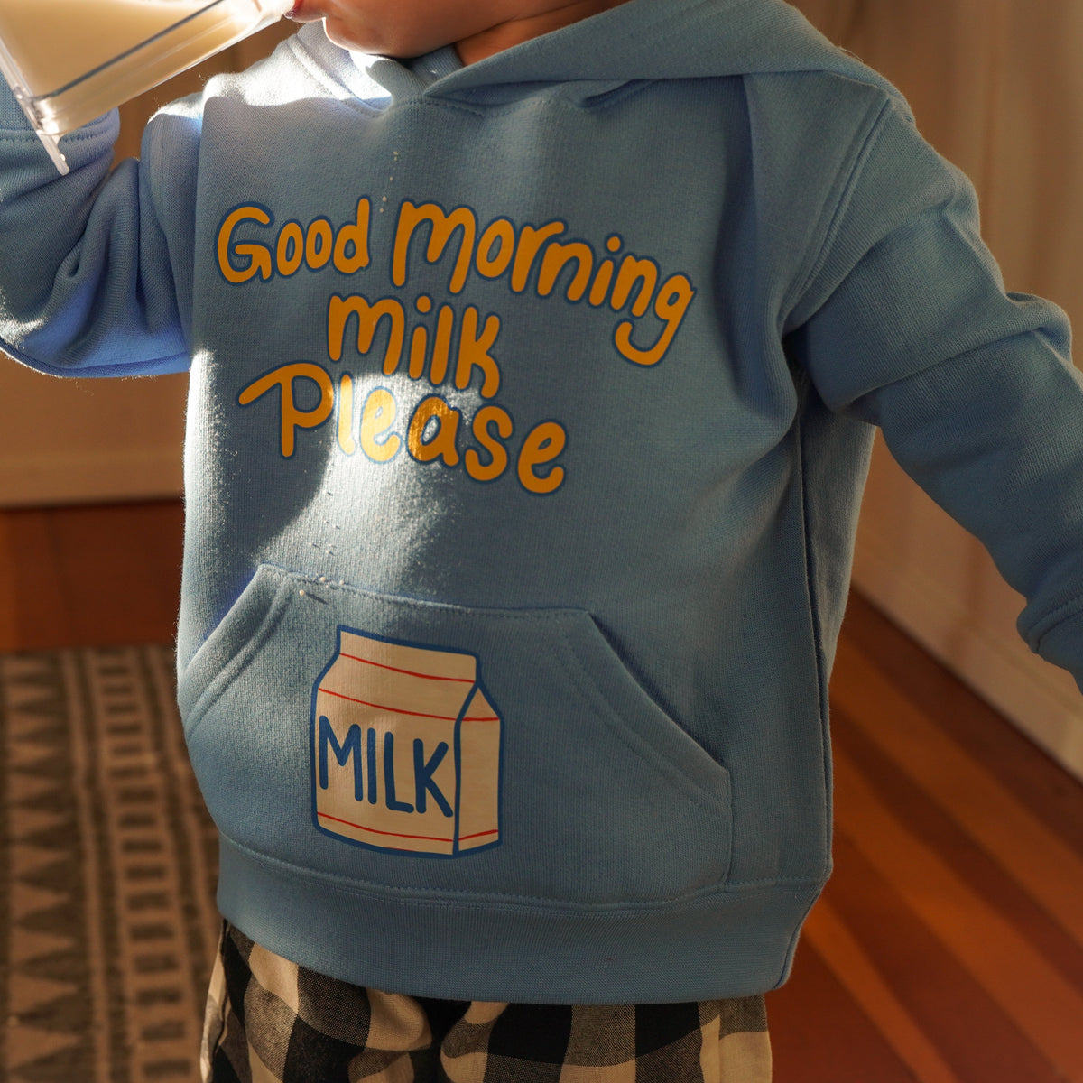 Good morning milk please hoodie
