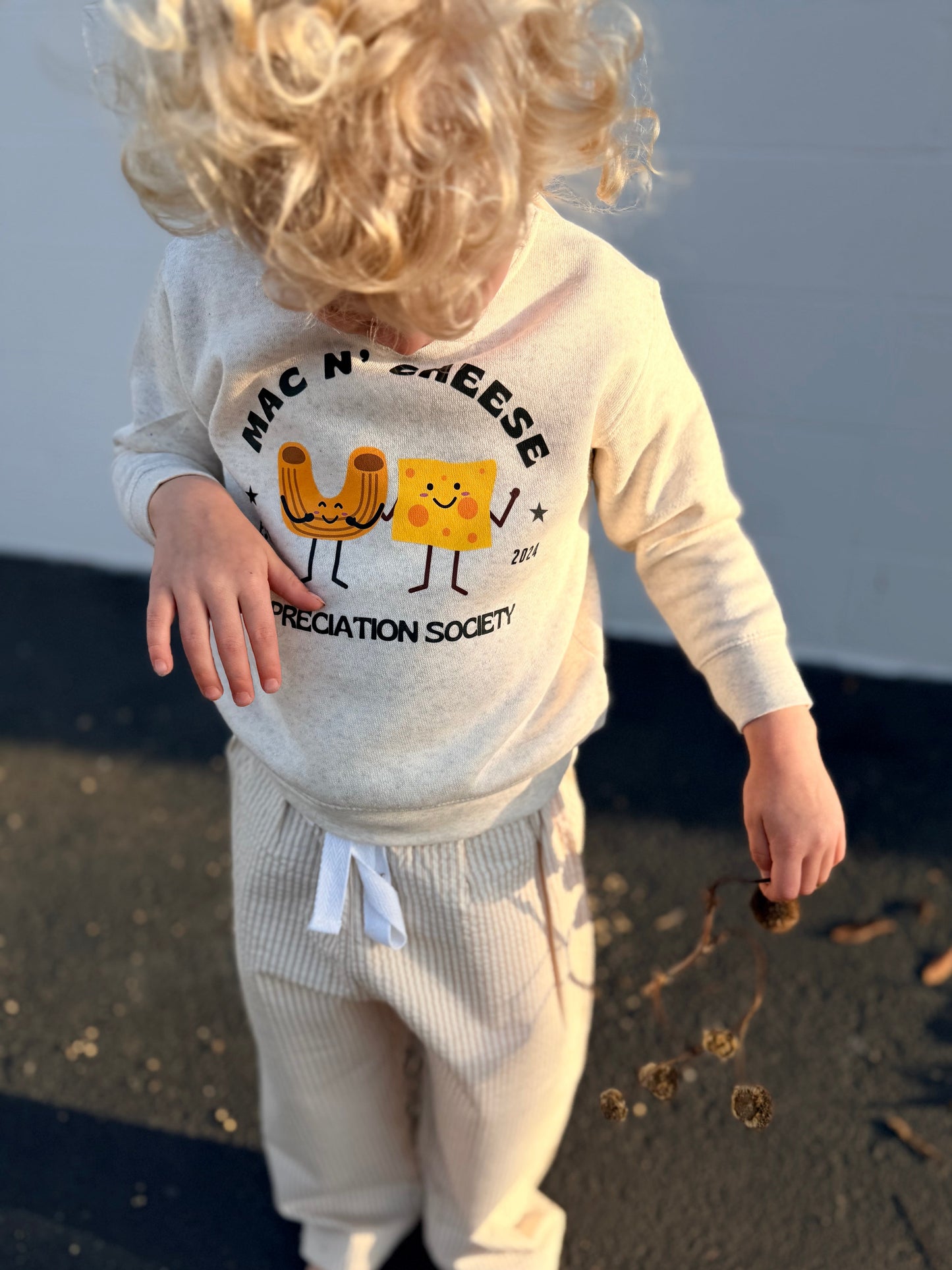 Mac N' Cheese kids sweatshirt