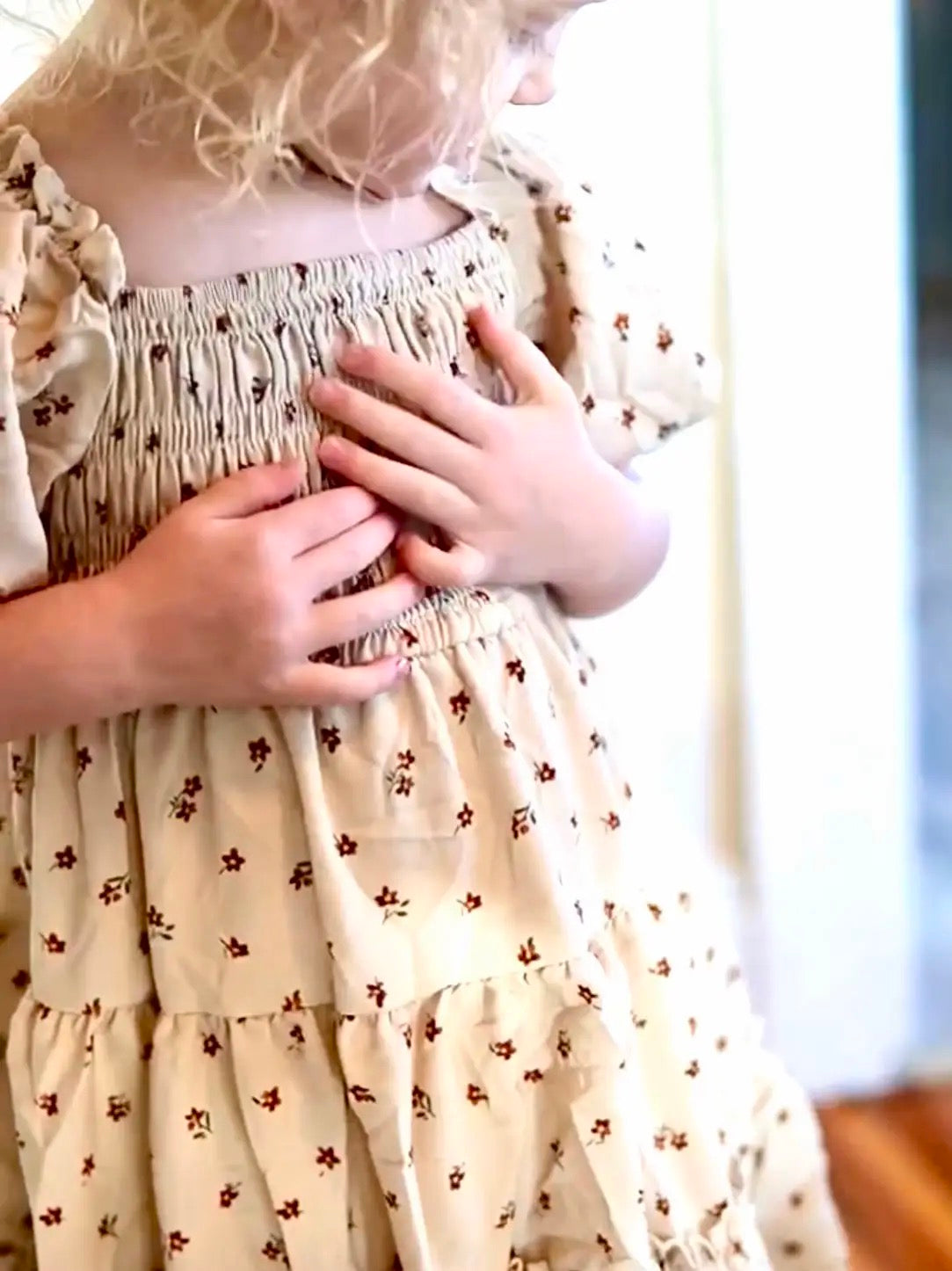 Mommy & Me Katherine Dress - Brown Floral