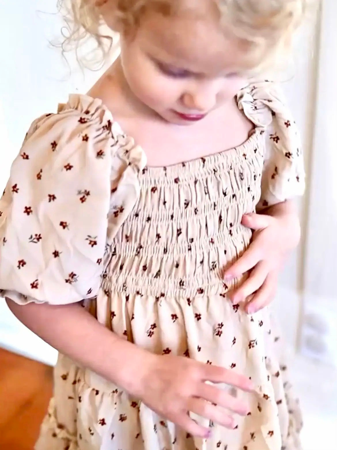 Mommy & Me Katherine Dress - Brown Floral