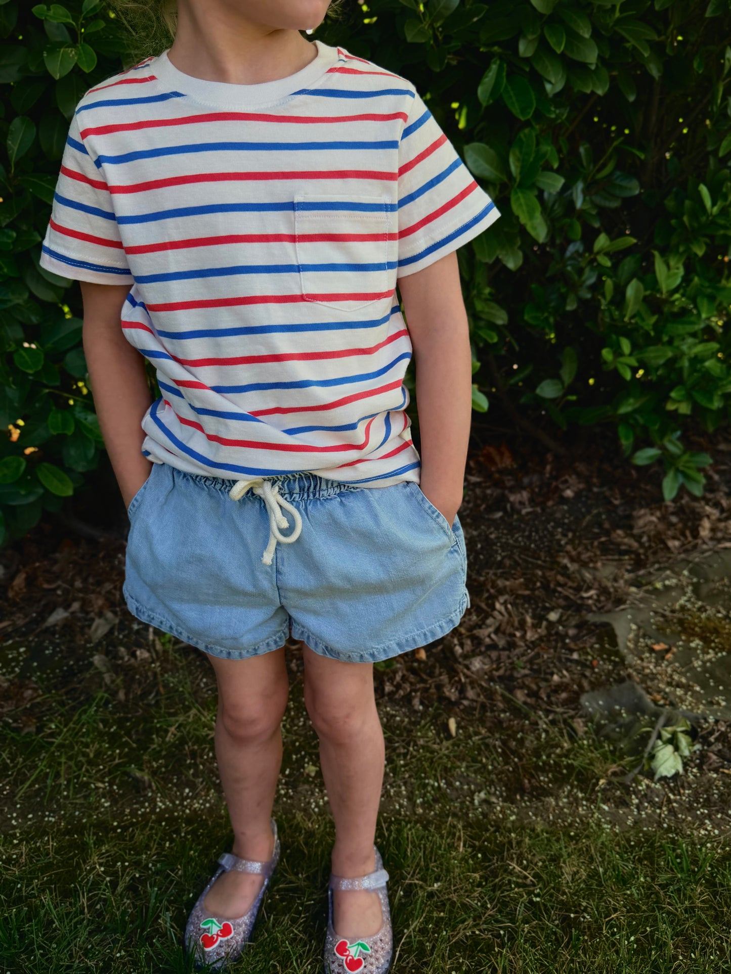 Kids Denim Beach Short