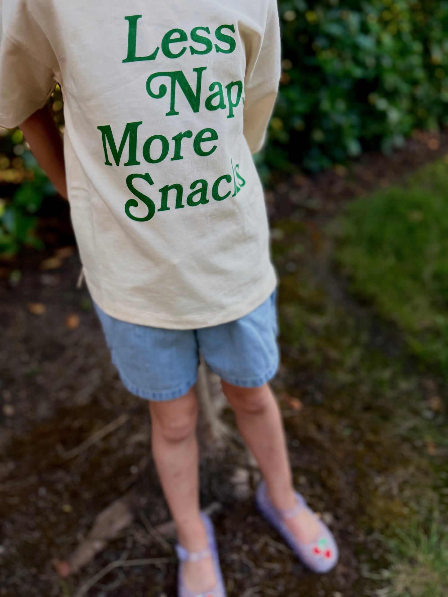 Less Naps More Snacks Oversized Tee