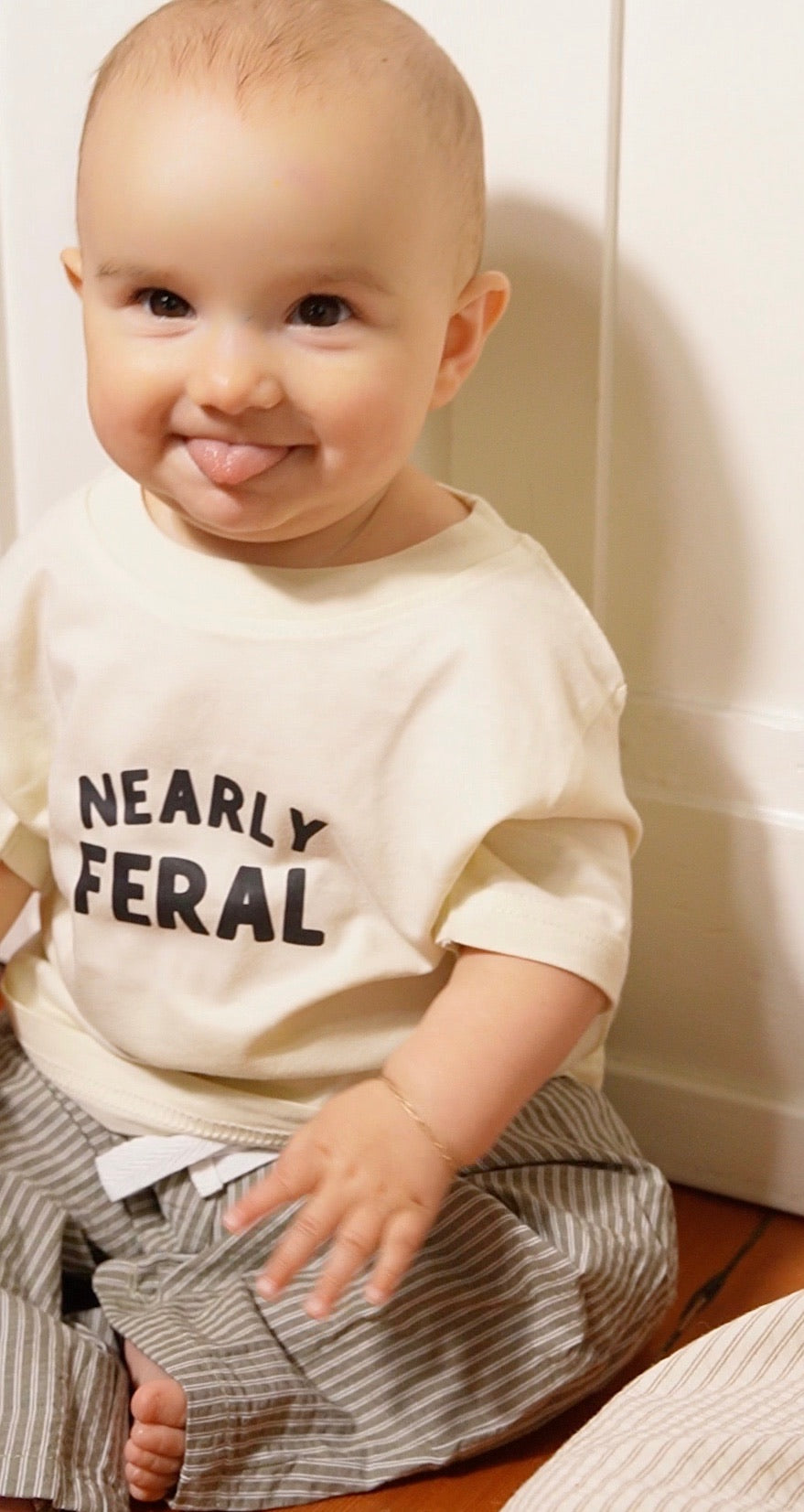 Nearly Feral TShirt for Wild Child, Nearly Feral Toddler