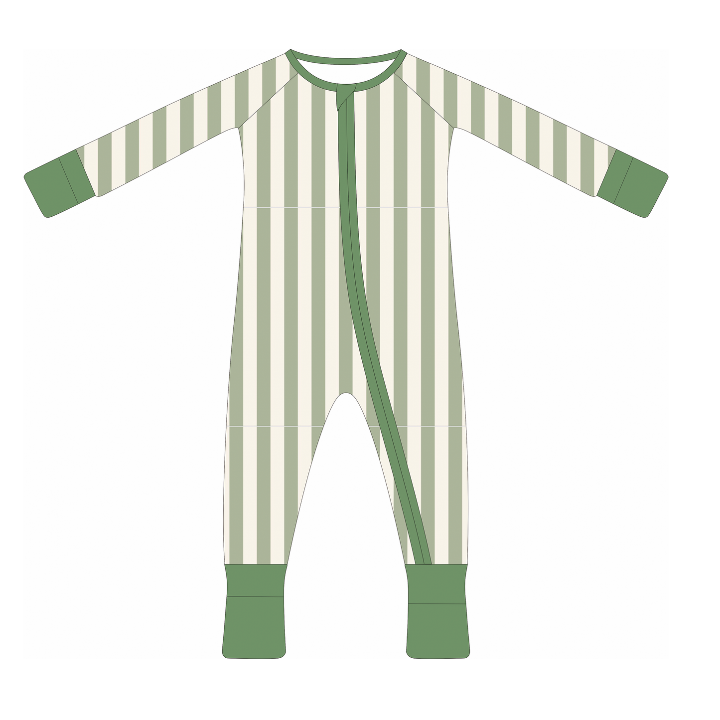 Striped | bamboo baby sleeper, bamboo clothing, baby boy