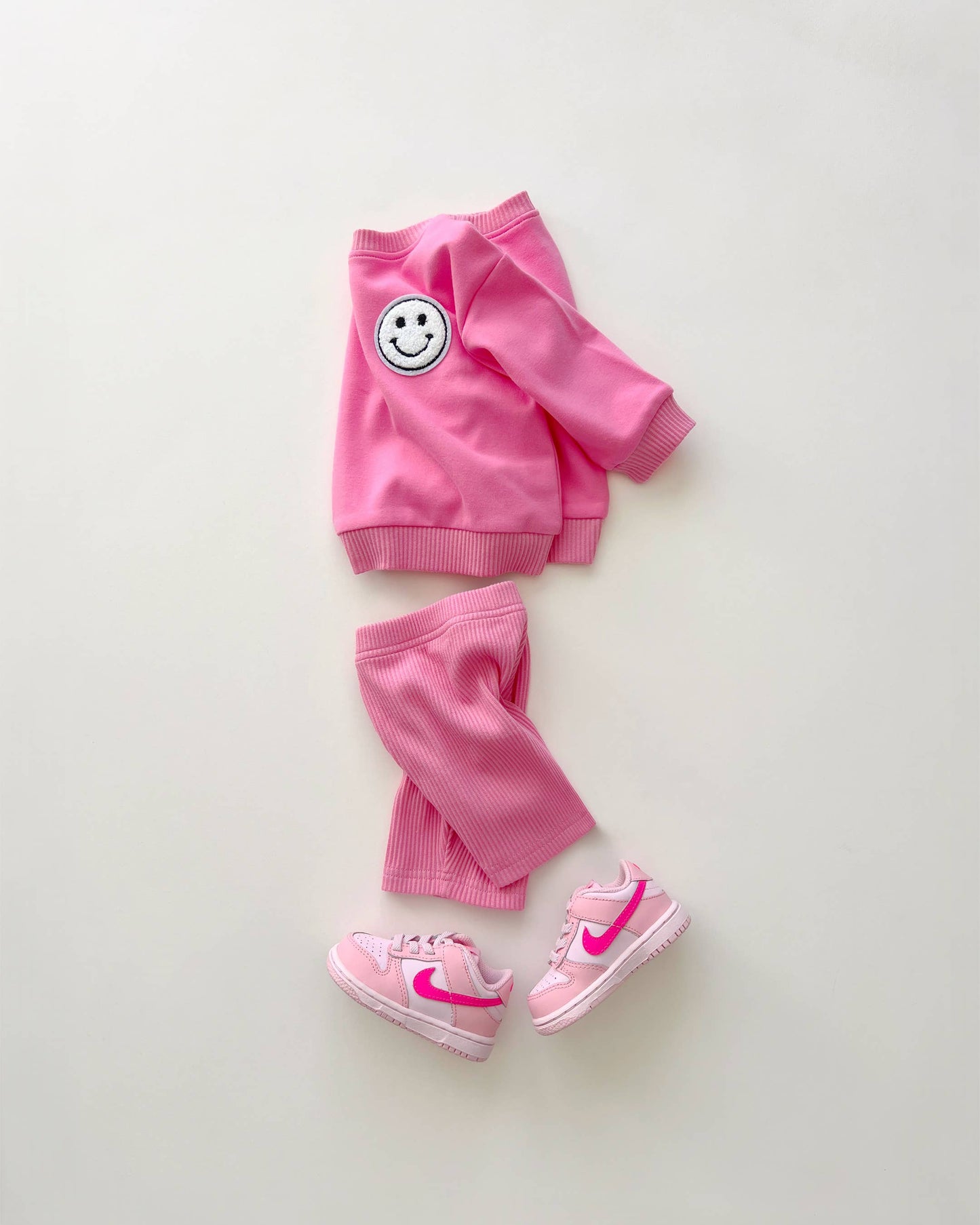 Baby & Kids Biker Shorts Set | Pink