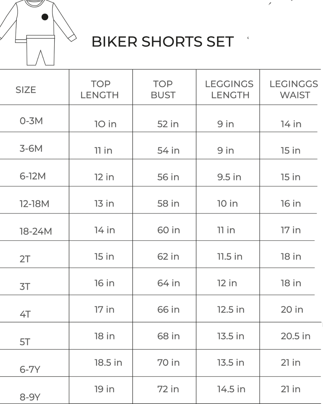 Baby & Kids Biker Shorts Set | Pink