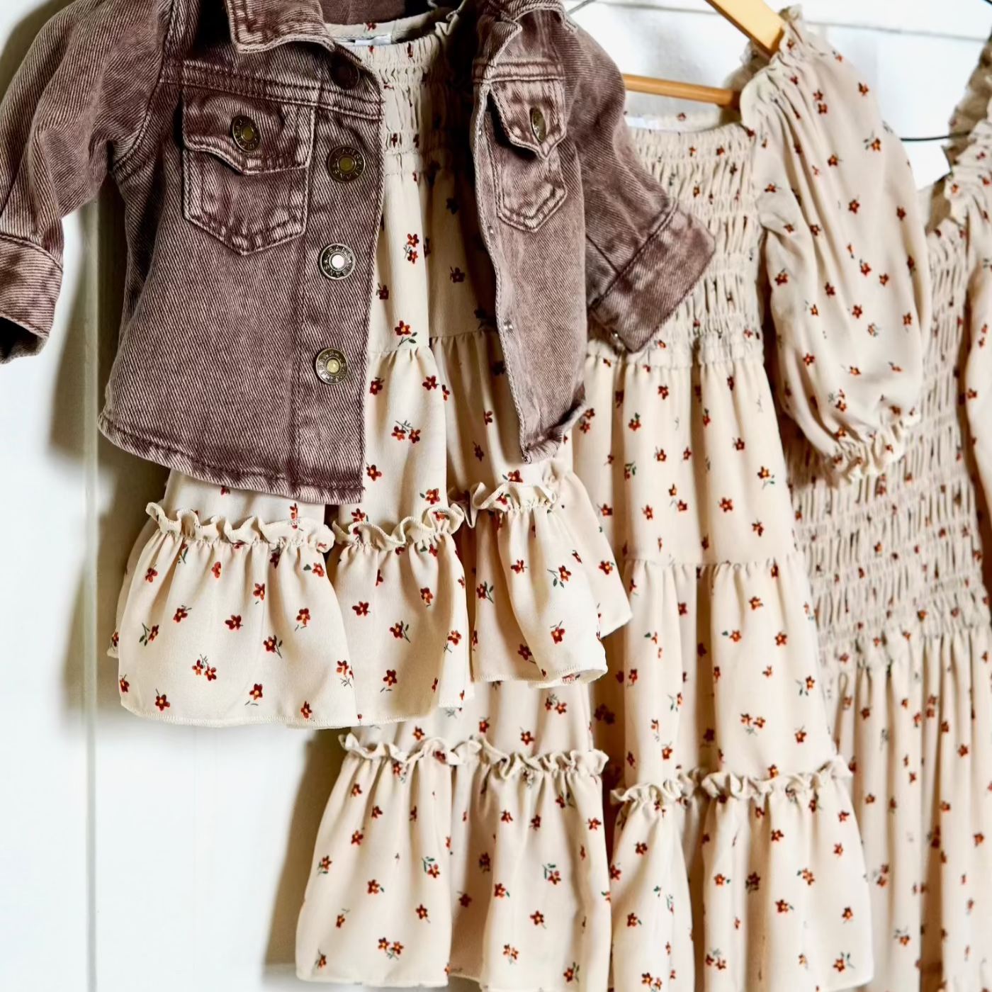 Mommy & Me Katherine Dress - Brown Floral