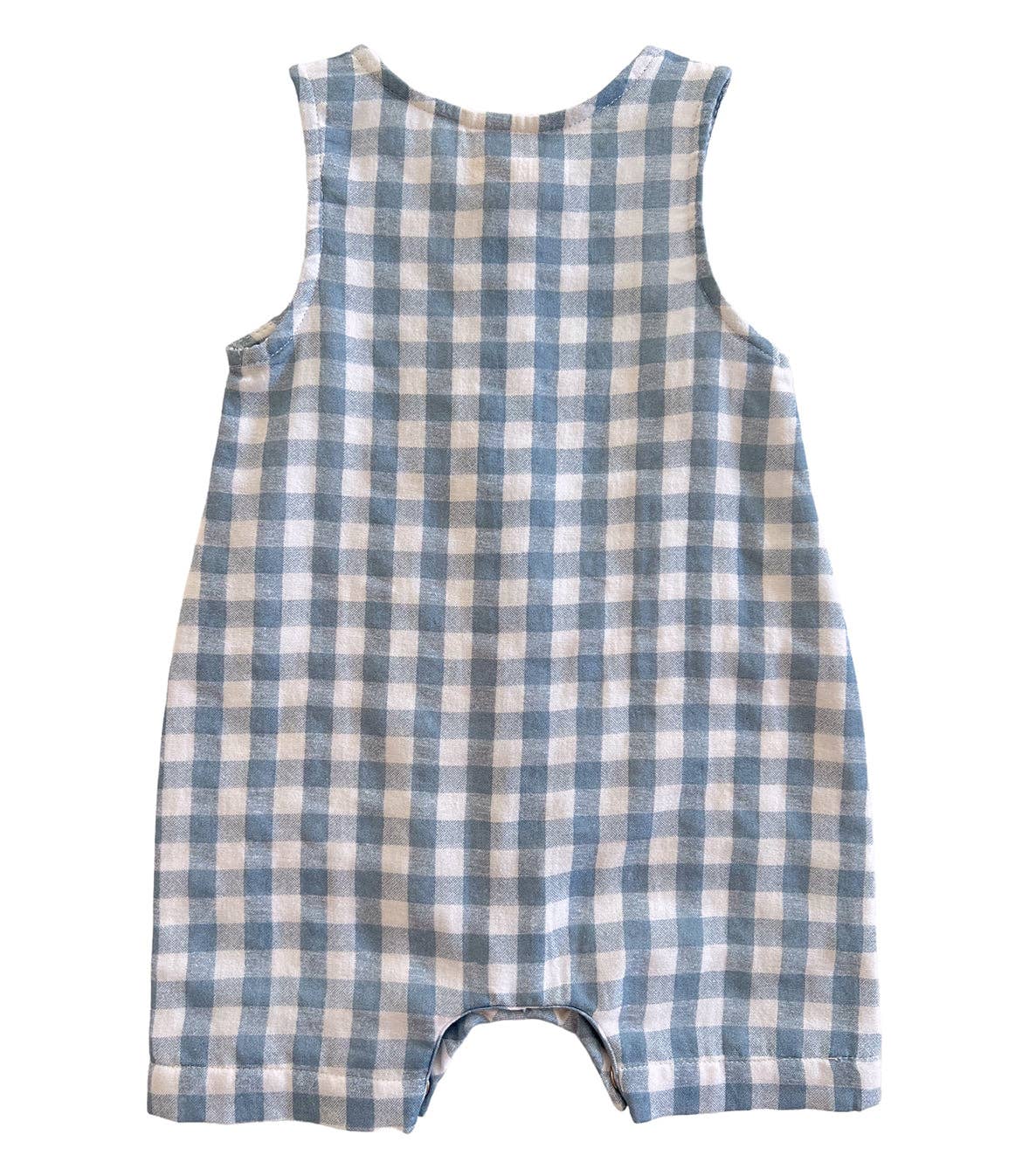 Blue Gingham / Organic Bay Shortie (Baby - Kids)