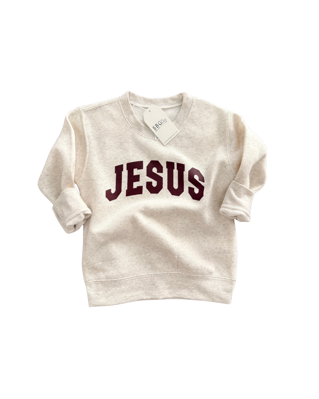 Jesus Varsity Crew Sweatshirt