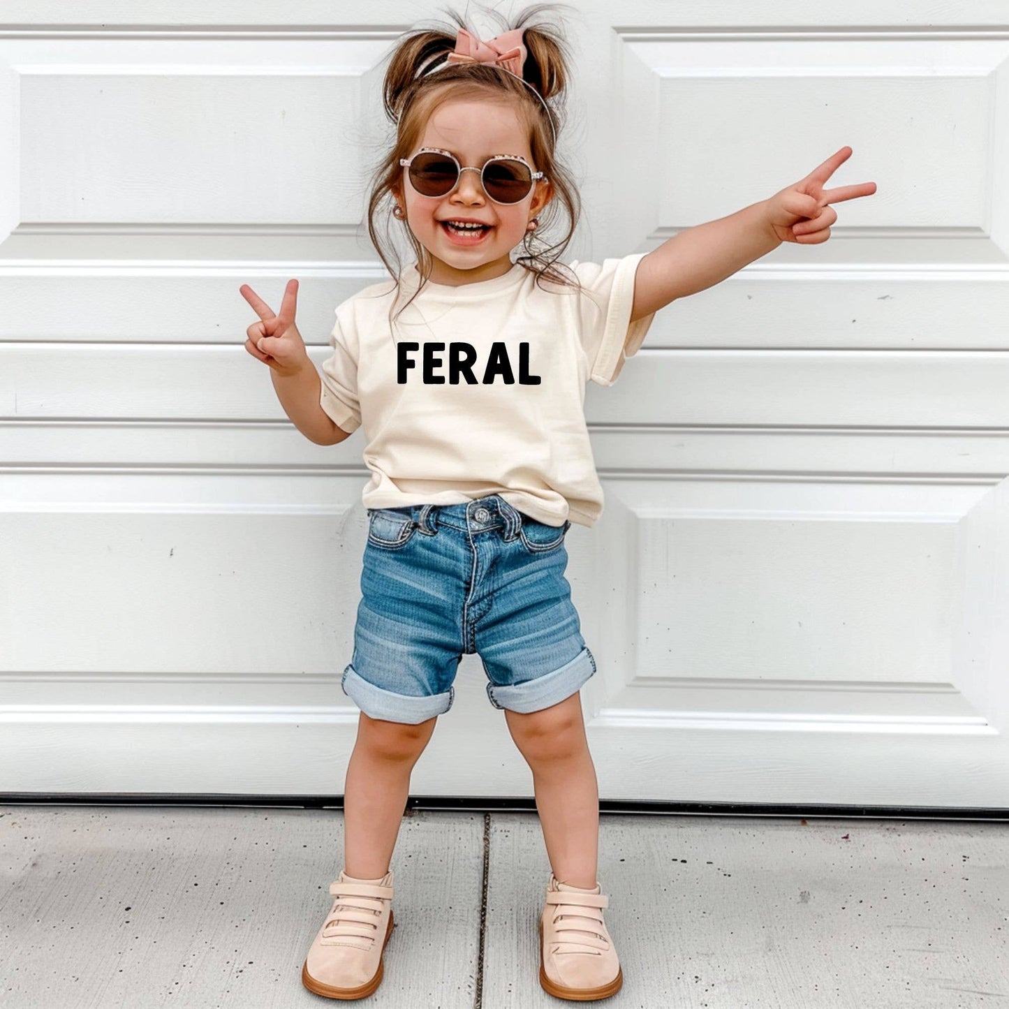 Nearly Feral TShirt for Wild Child, Nearly Feral Toddler
