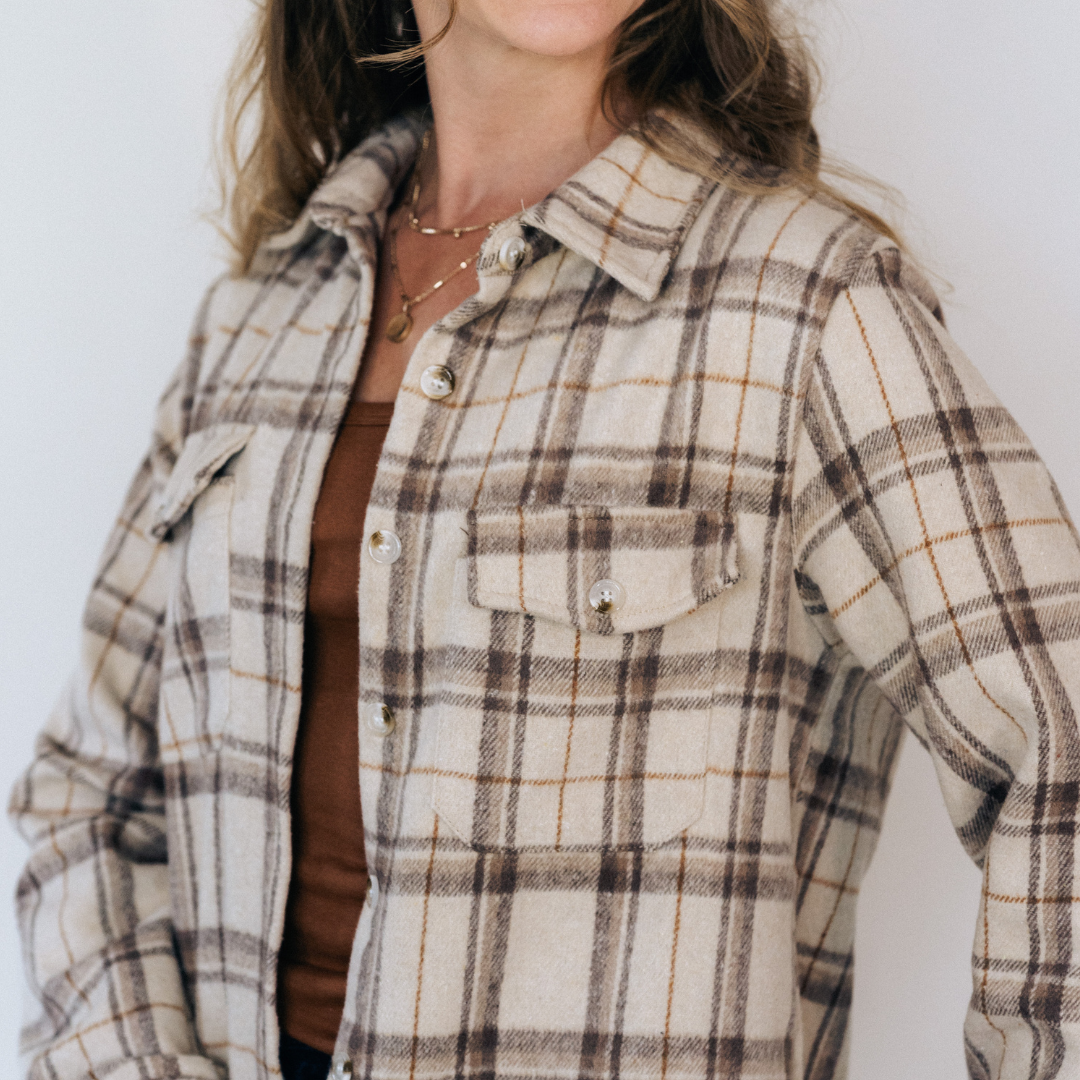 Beige Flannel - Women's