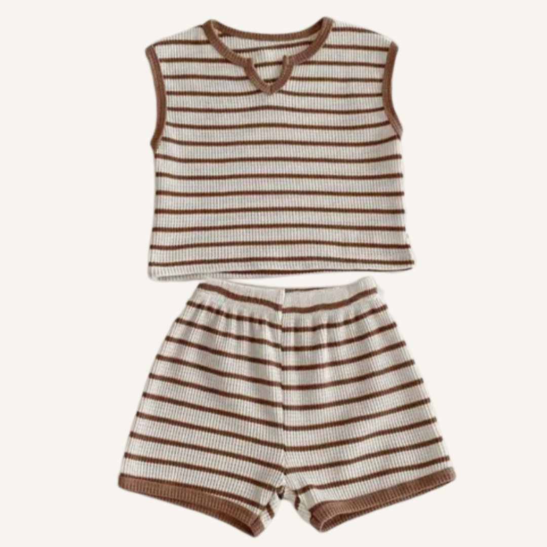 Blake Striped Short Set