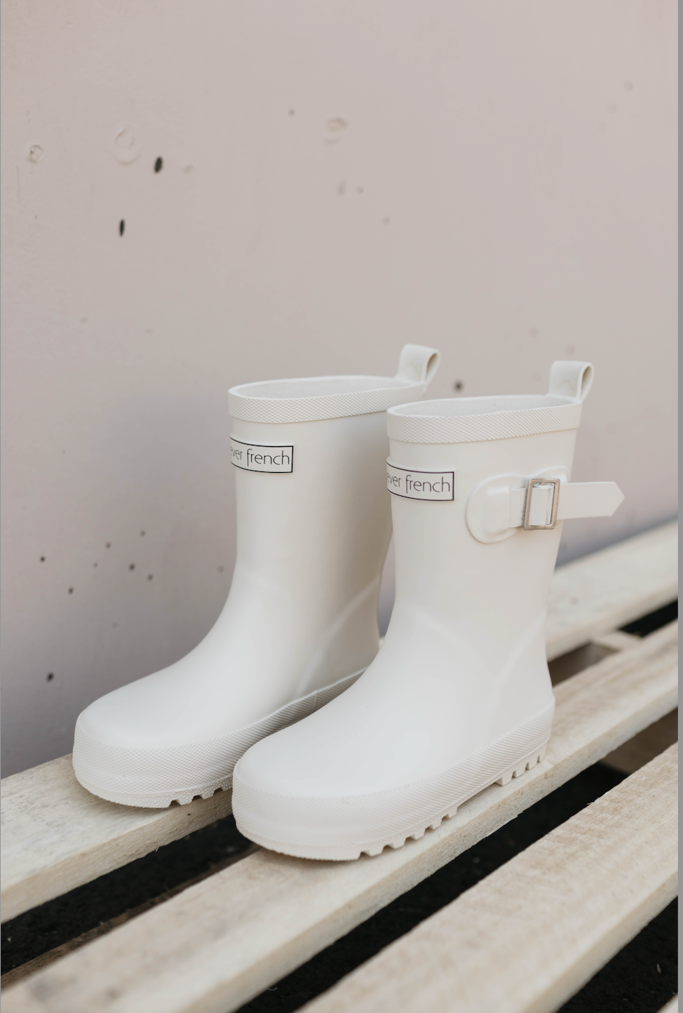 Ff Rain Boots | Cream