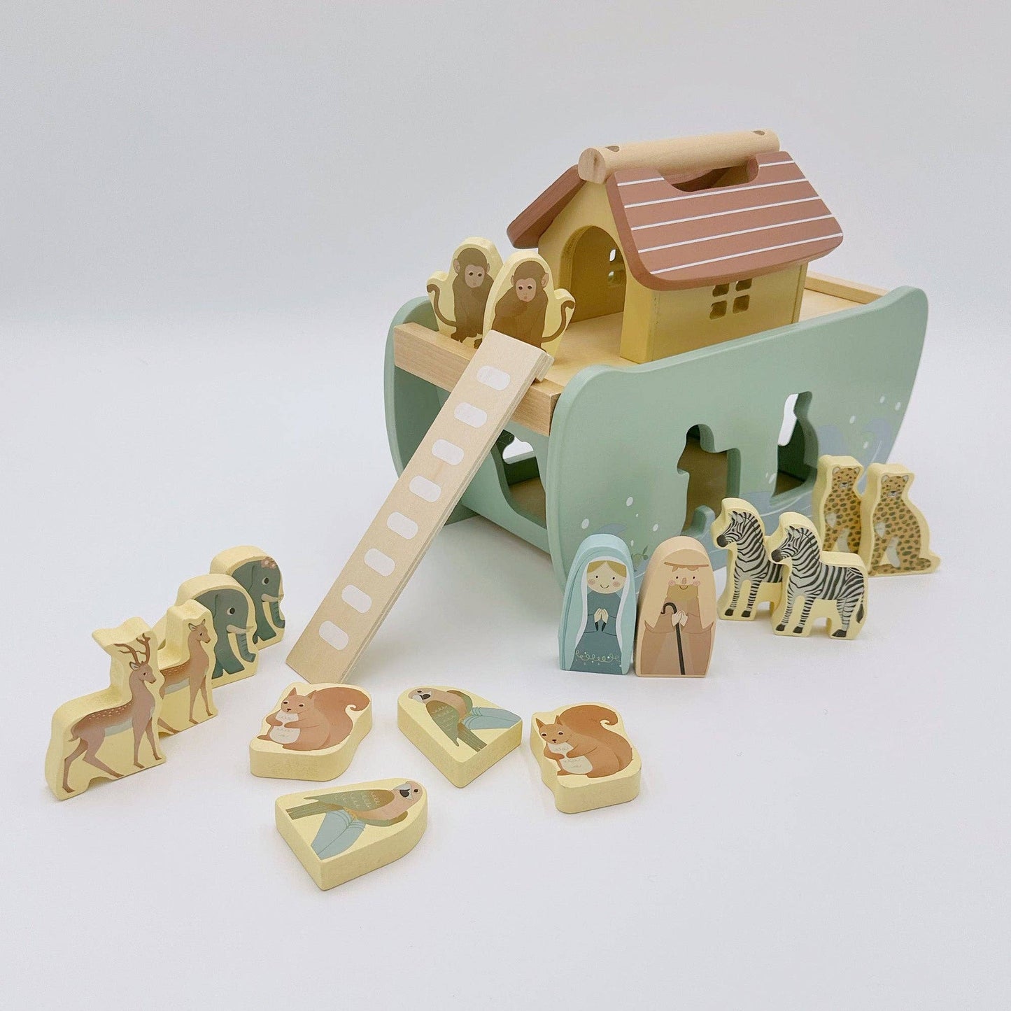 Noah's Ark Wooden Shape Sorter
