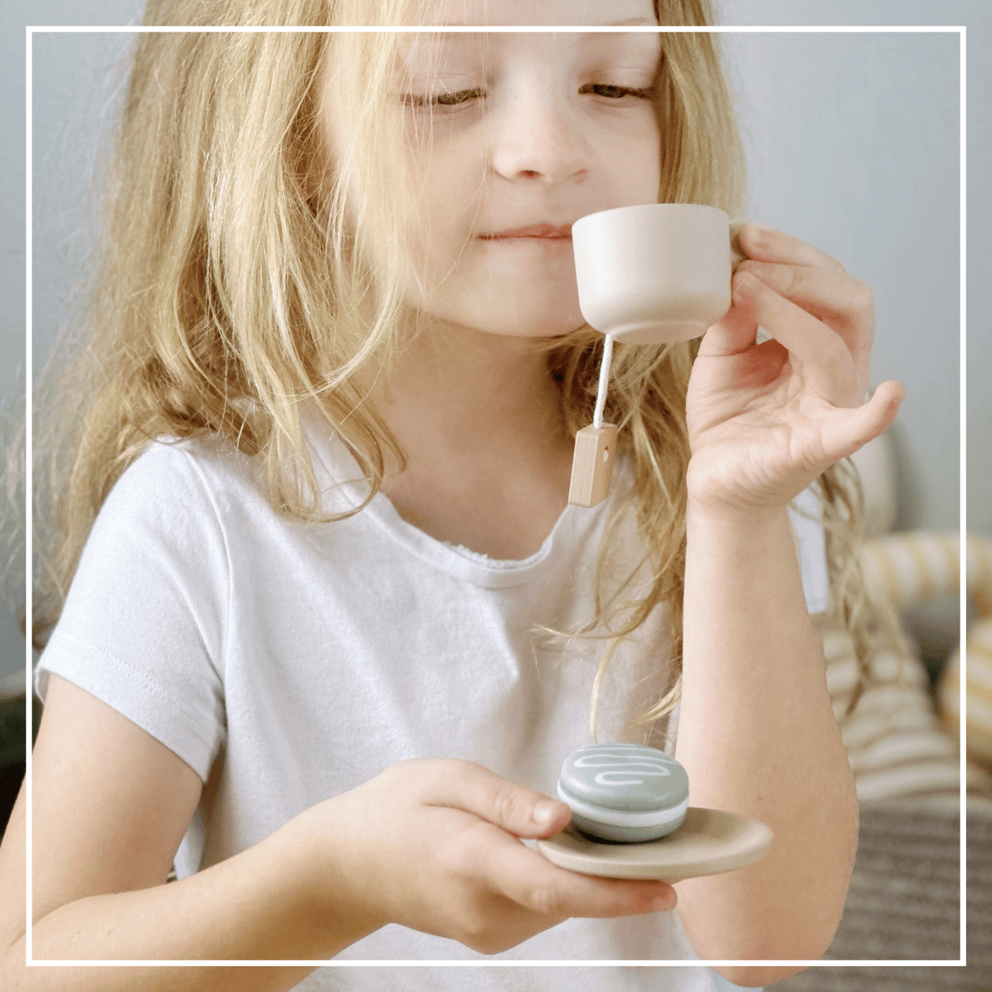 Wooden Tea Party Set - Pretend Play Tea Set Ages 3+