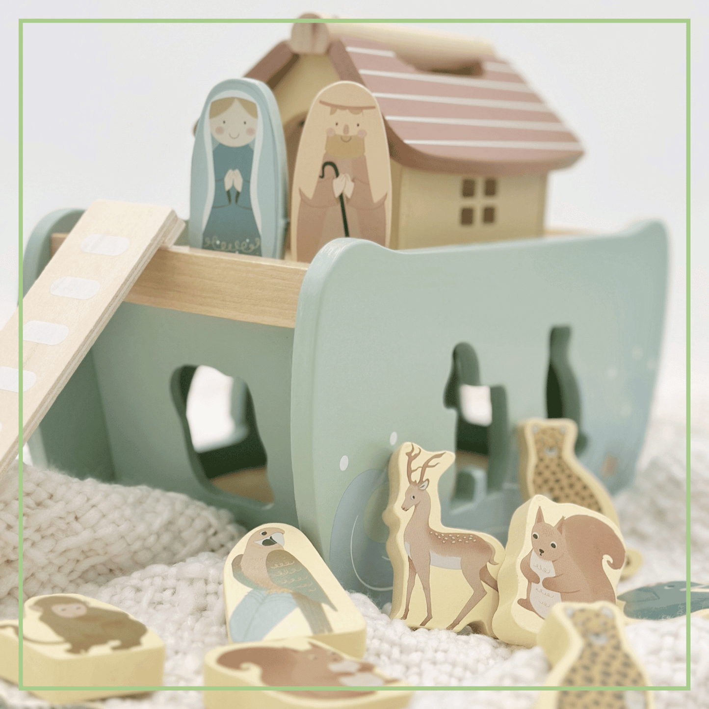 Noah's Ark Wooden Shape Sorter