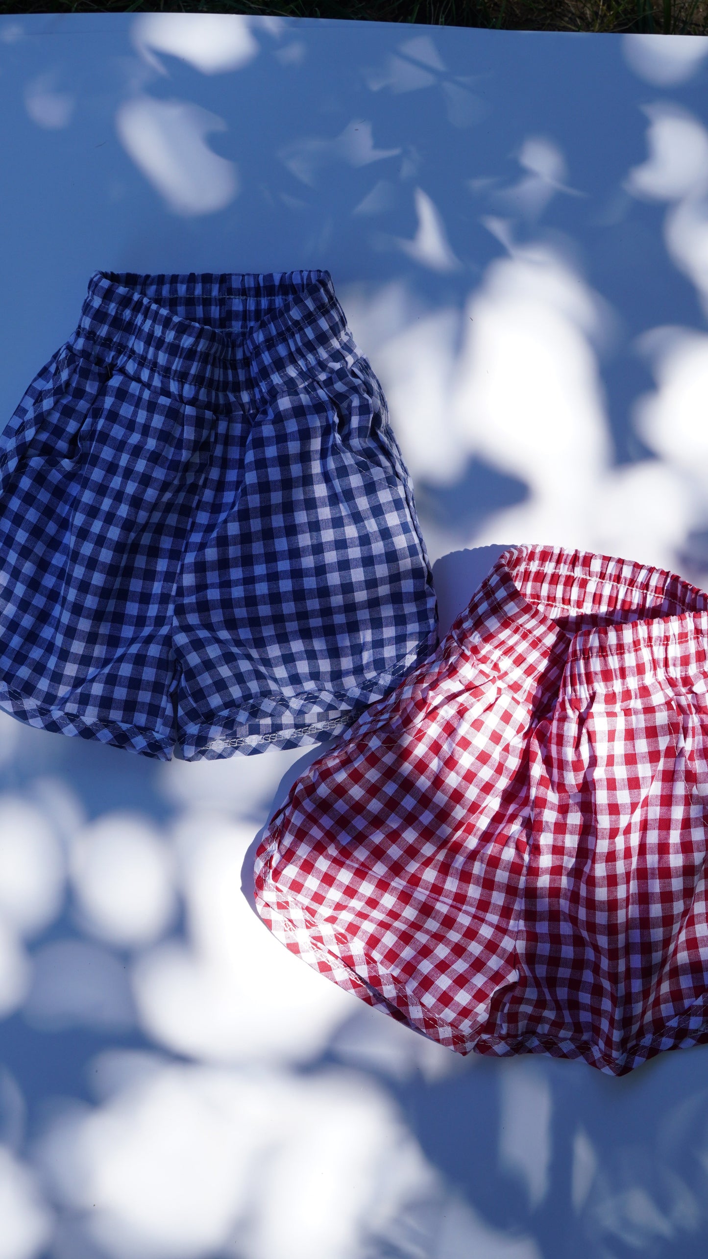 Picnic Gingham Toddler Shorts