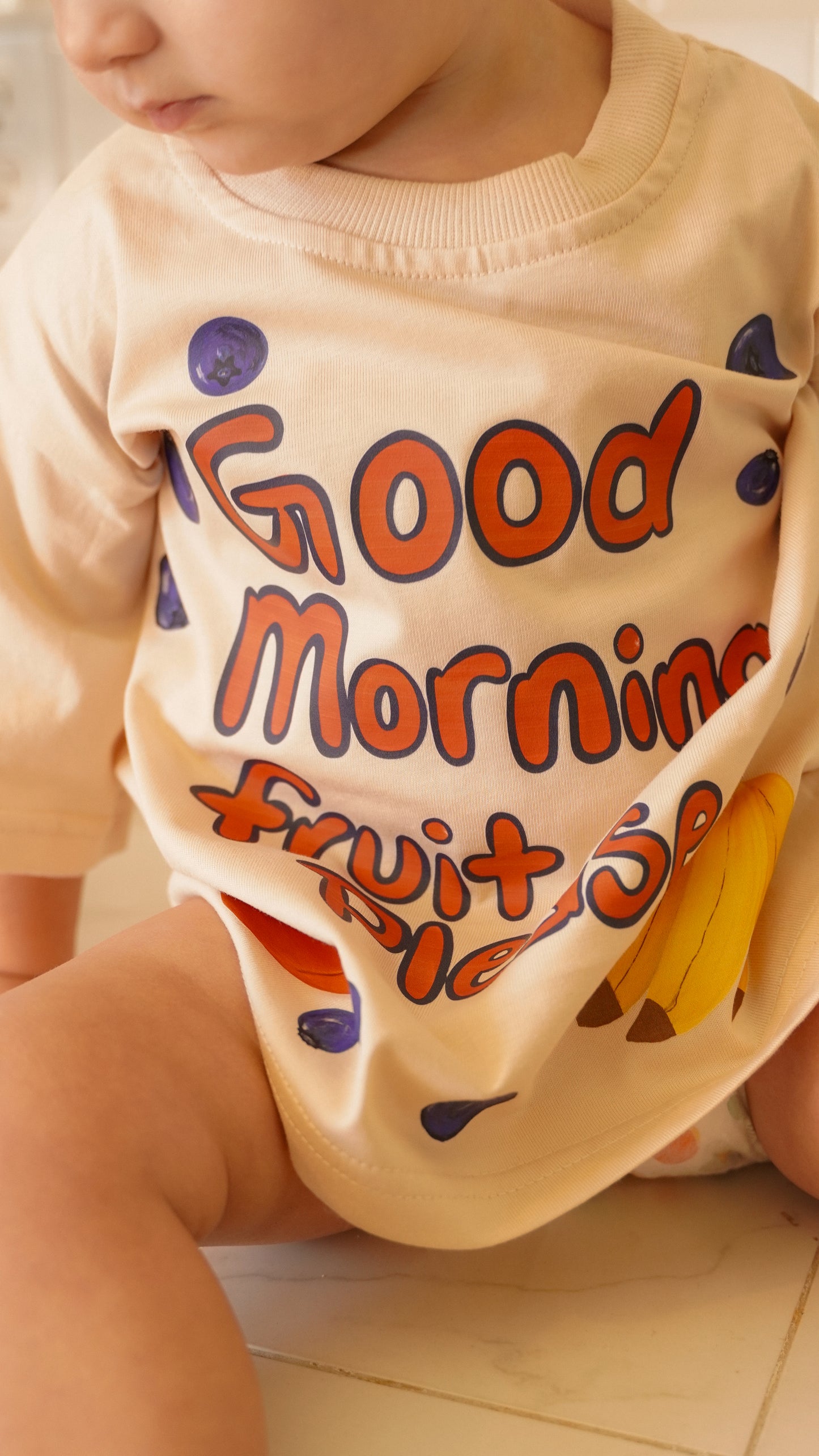 Fruit Please Oversized Cotton Tee