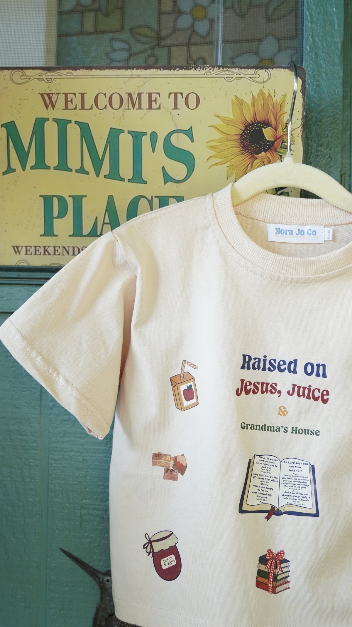 Grandma's Prayer Oversized Cotton Tee