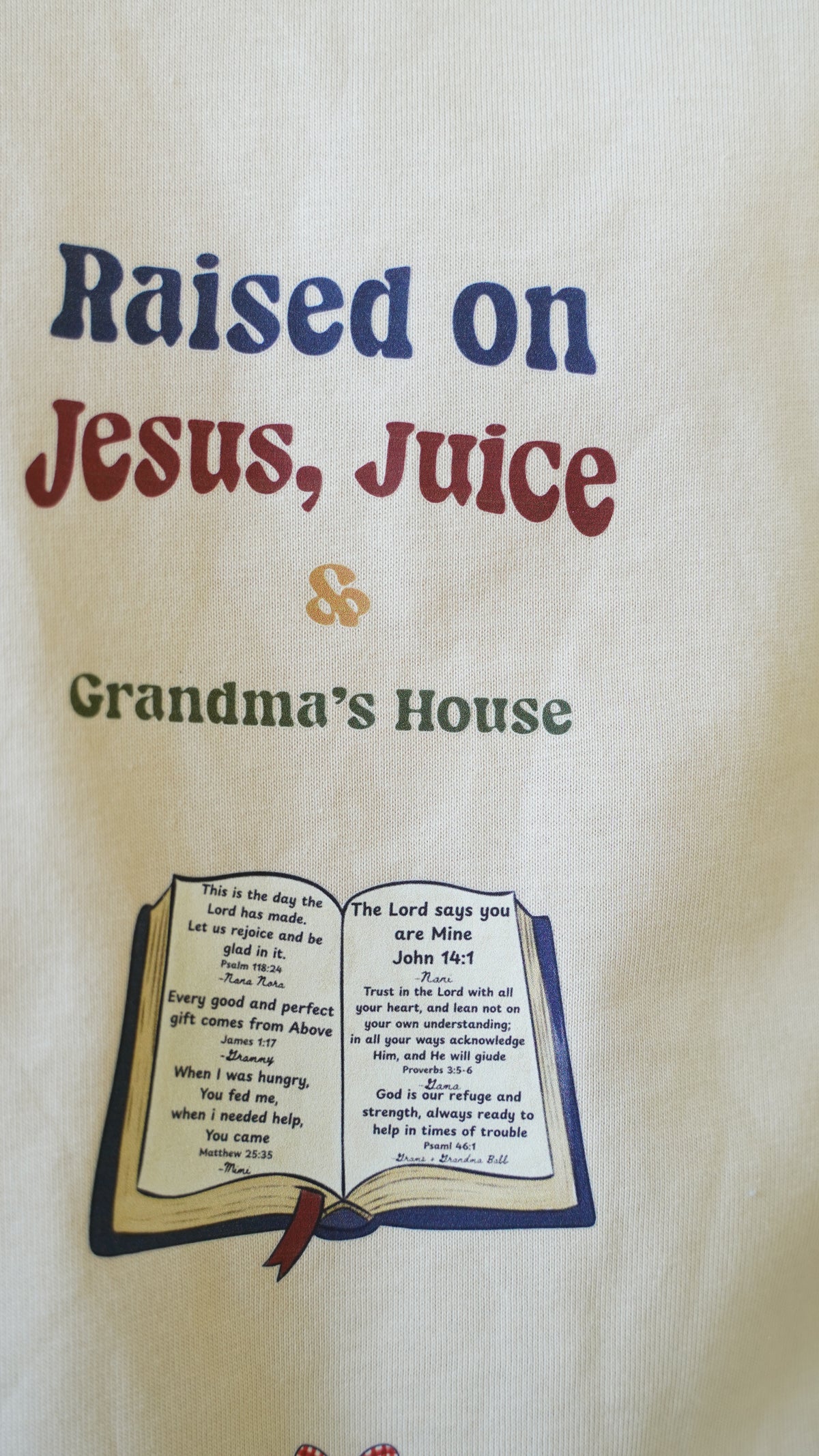 Grandma's Prayer Oversized Cotton Tee