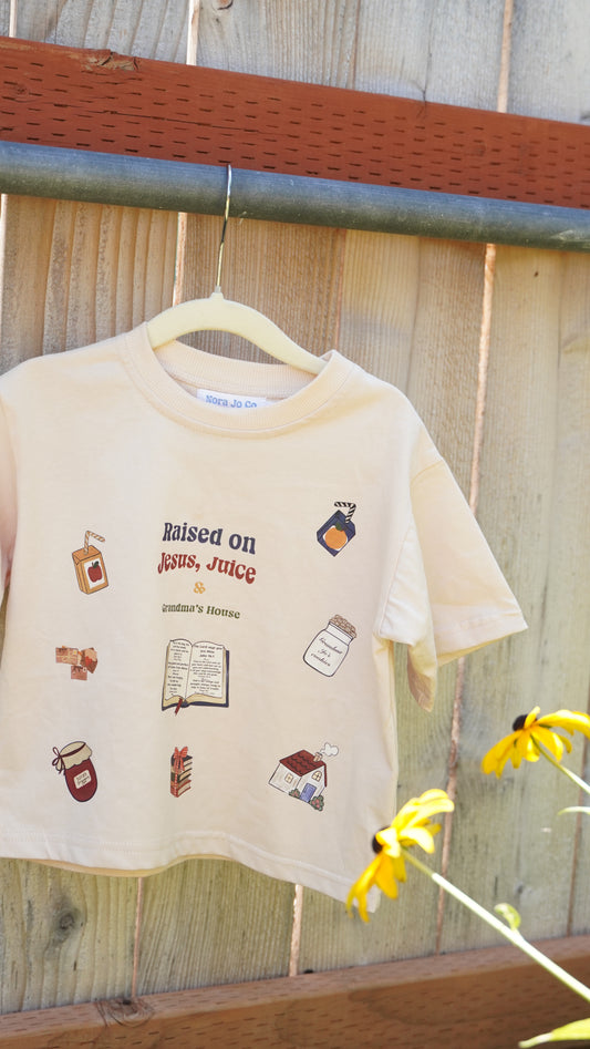 Grandma's Prayer Oversized Cotton Tee