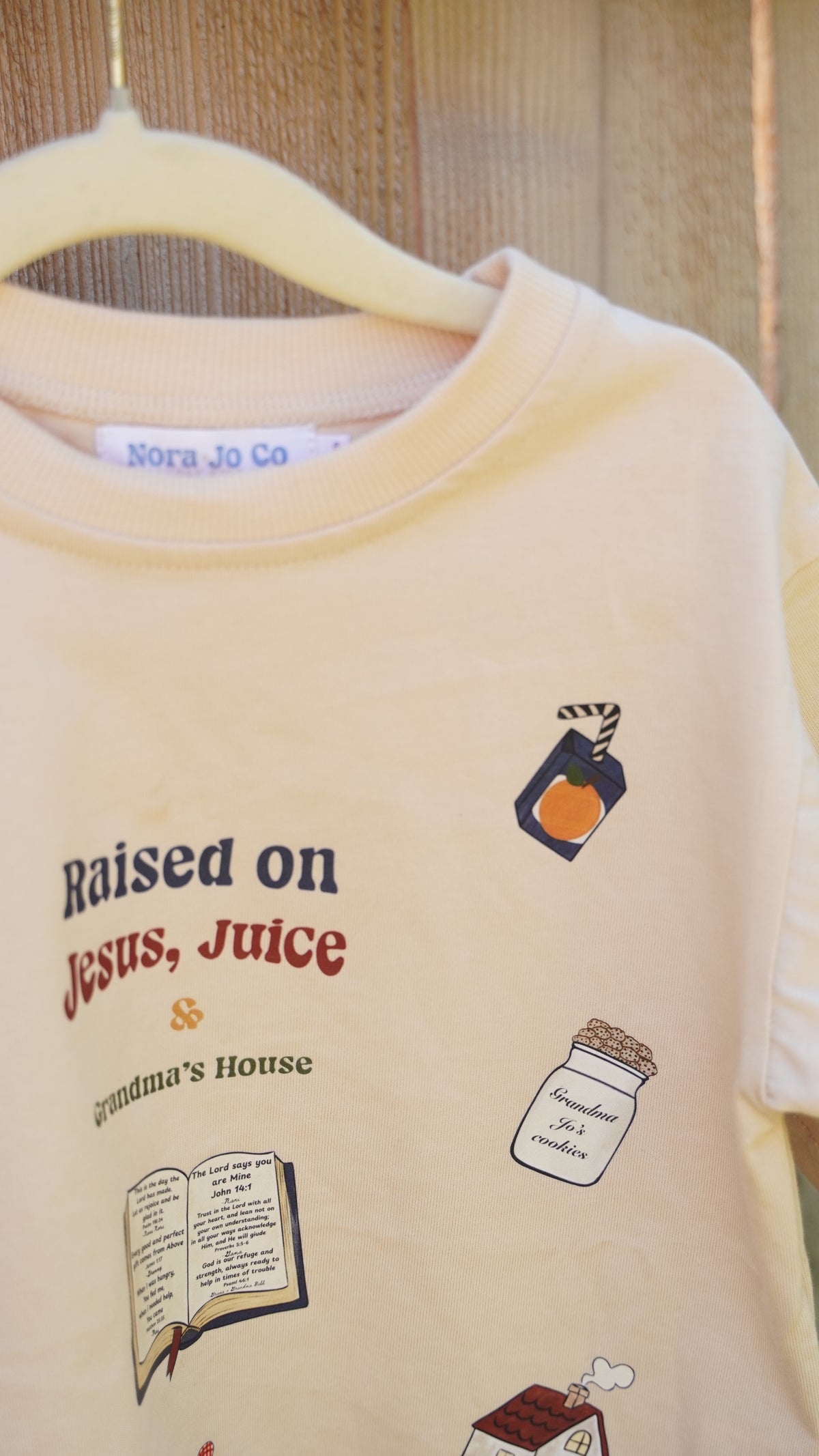 Grandma's Prayer Oversized Cotton Tee
