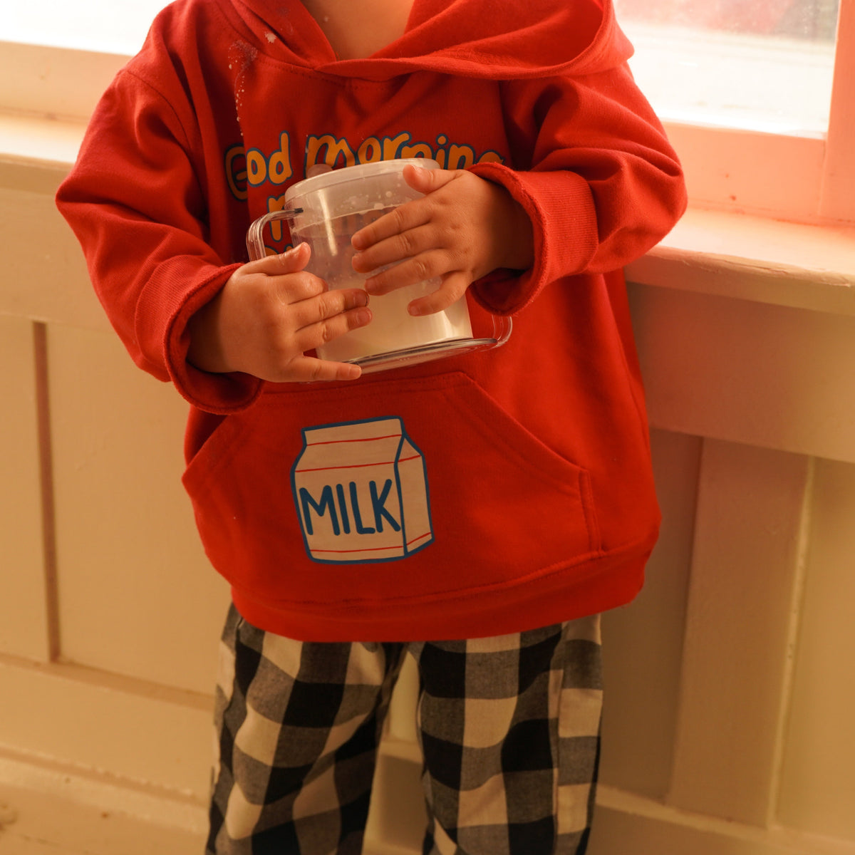 Good morning milk please hoodie