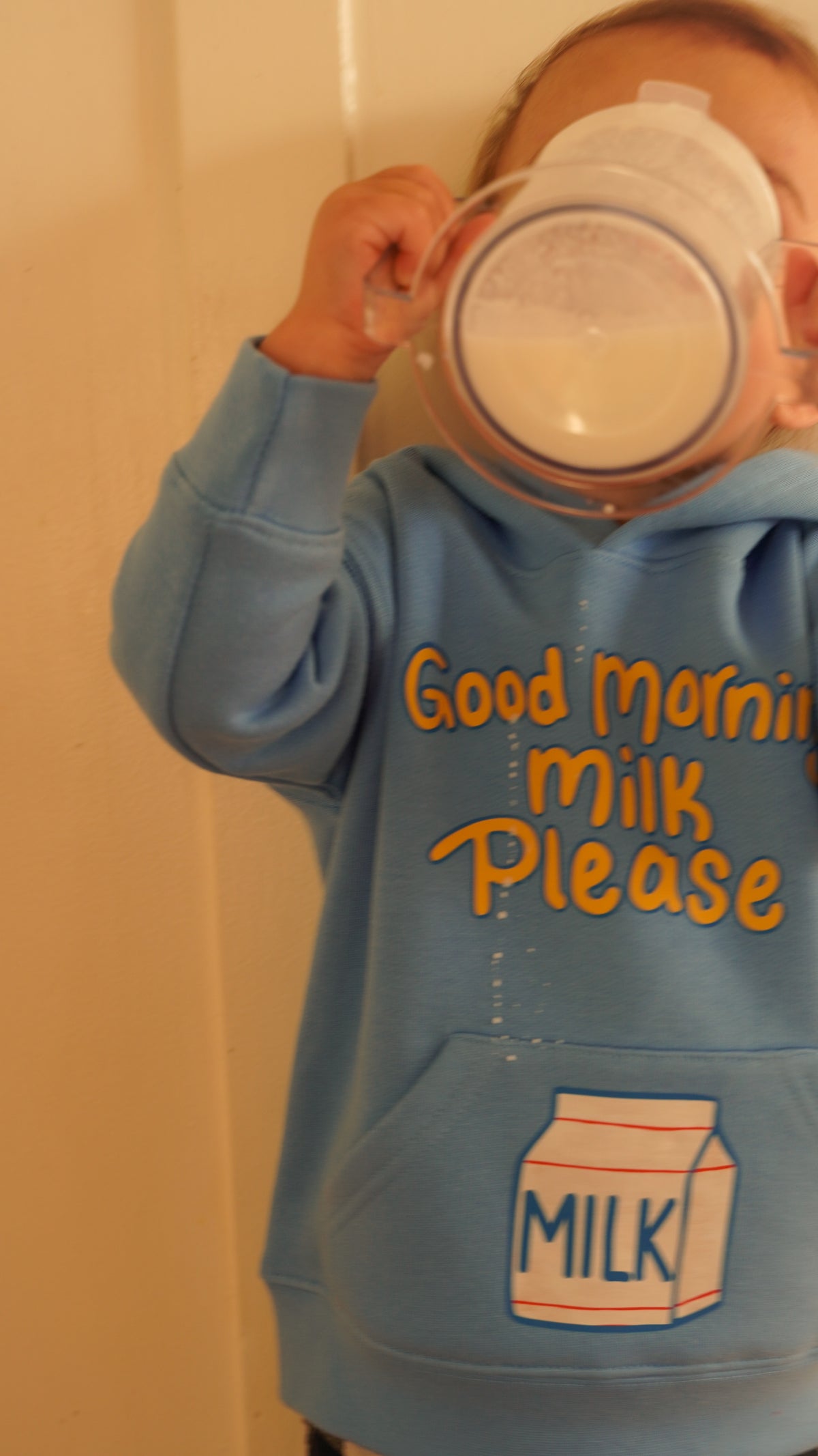 Good morning milk please hoodie
