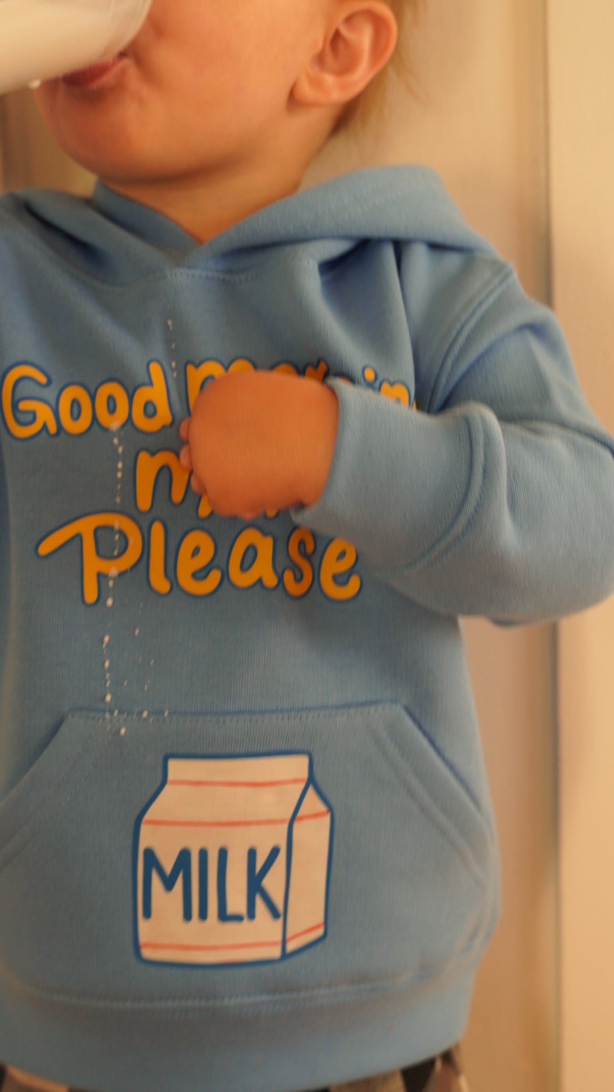 Good morning milk please hoodie