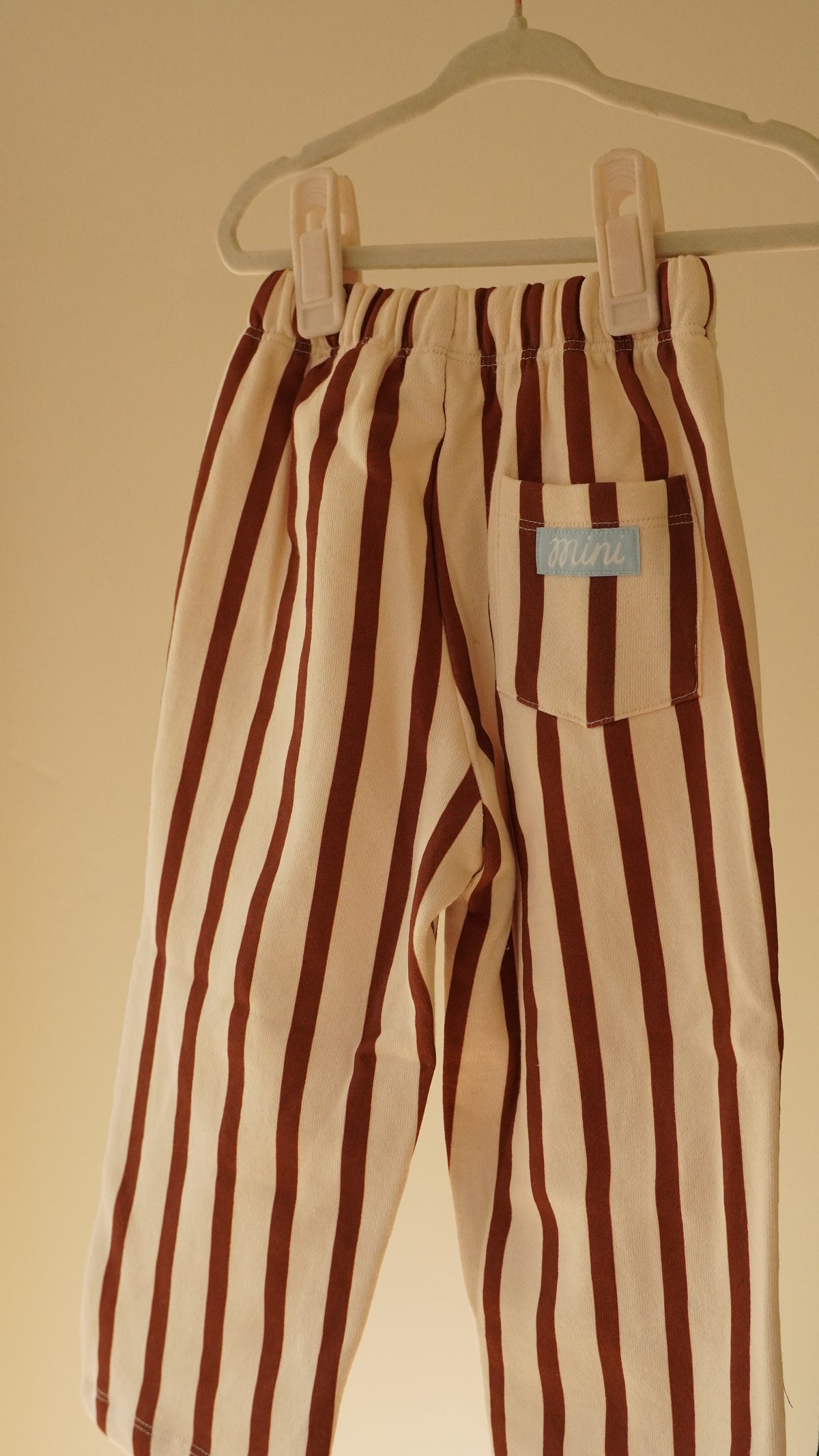 Apple Cider Stripe Terry Cotton Pants
