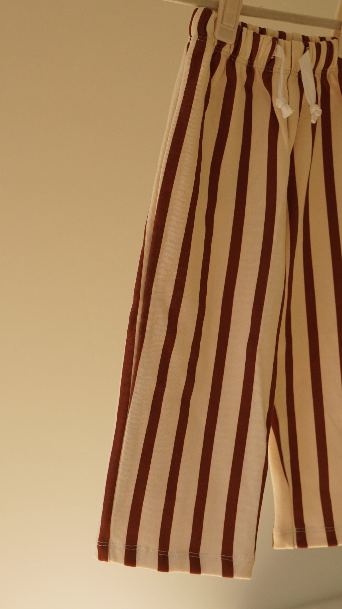 Apple Cider Stripe Terry Cotton Pants