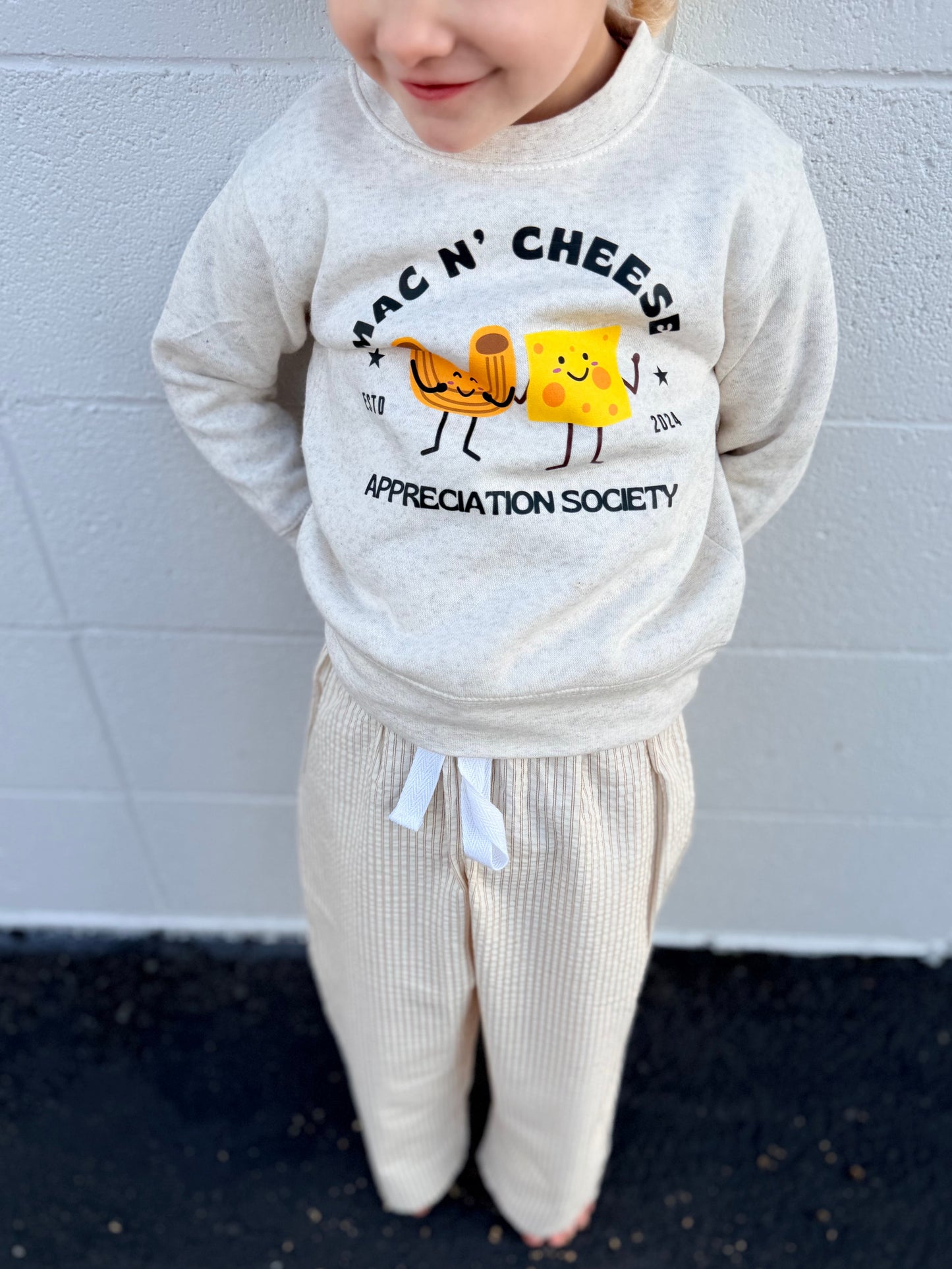 Mac N' Cheese kids sweatshirt