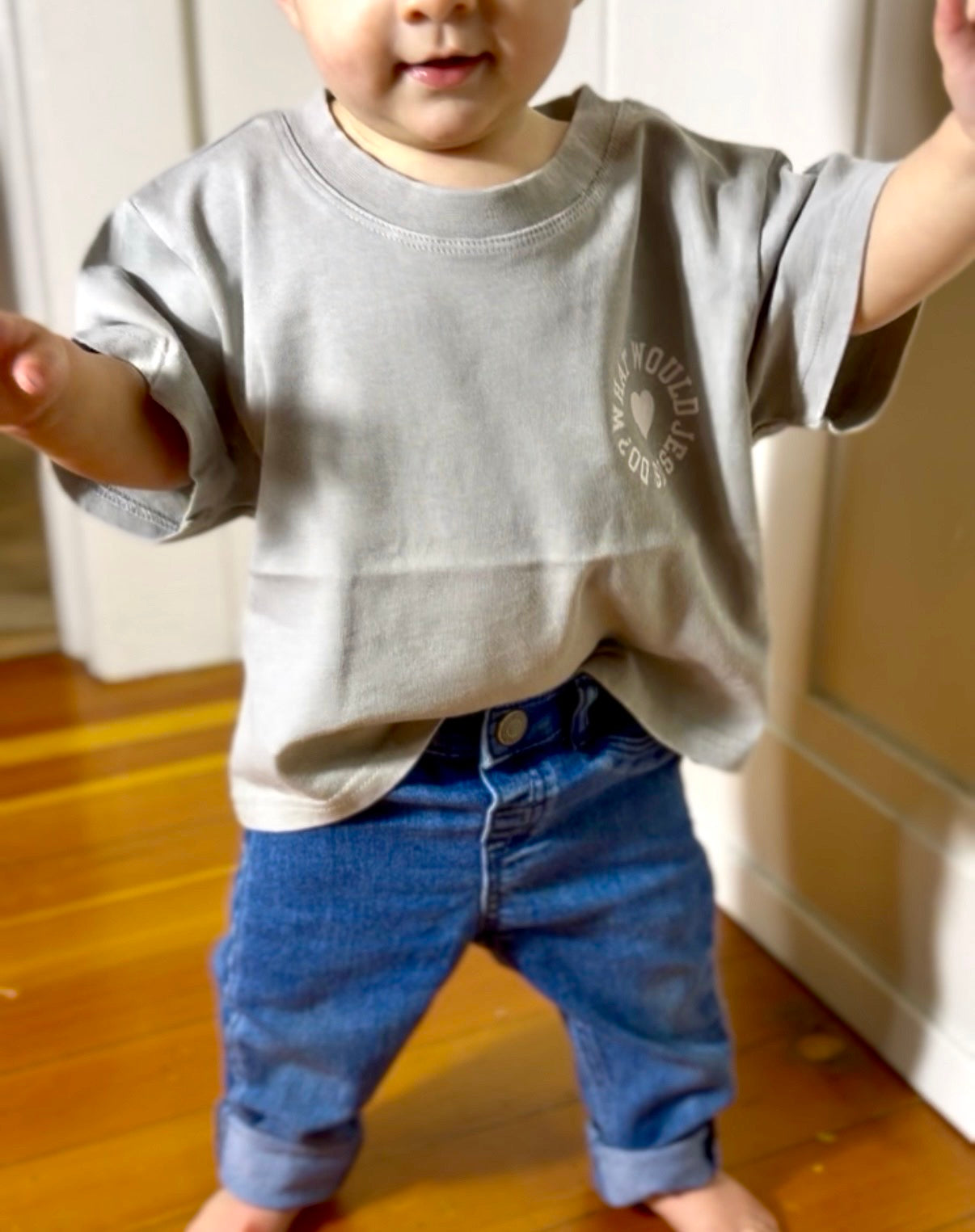 WWJD Varsity Kids Tee