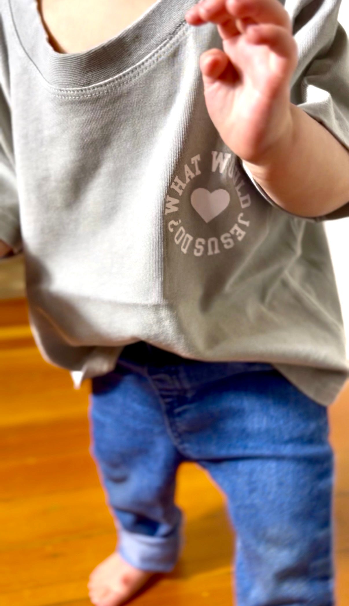 WWJD Varsity Kids Tee