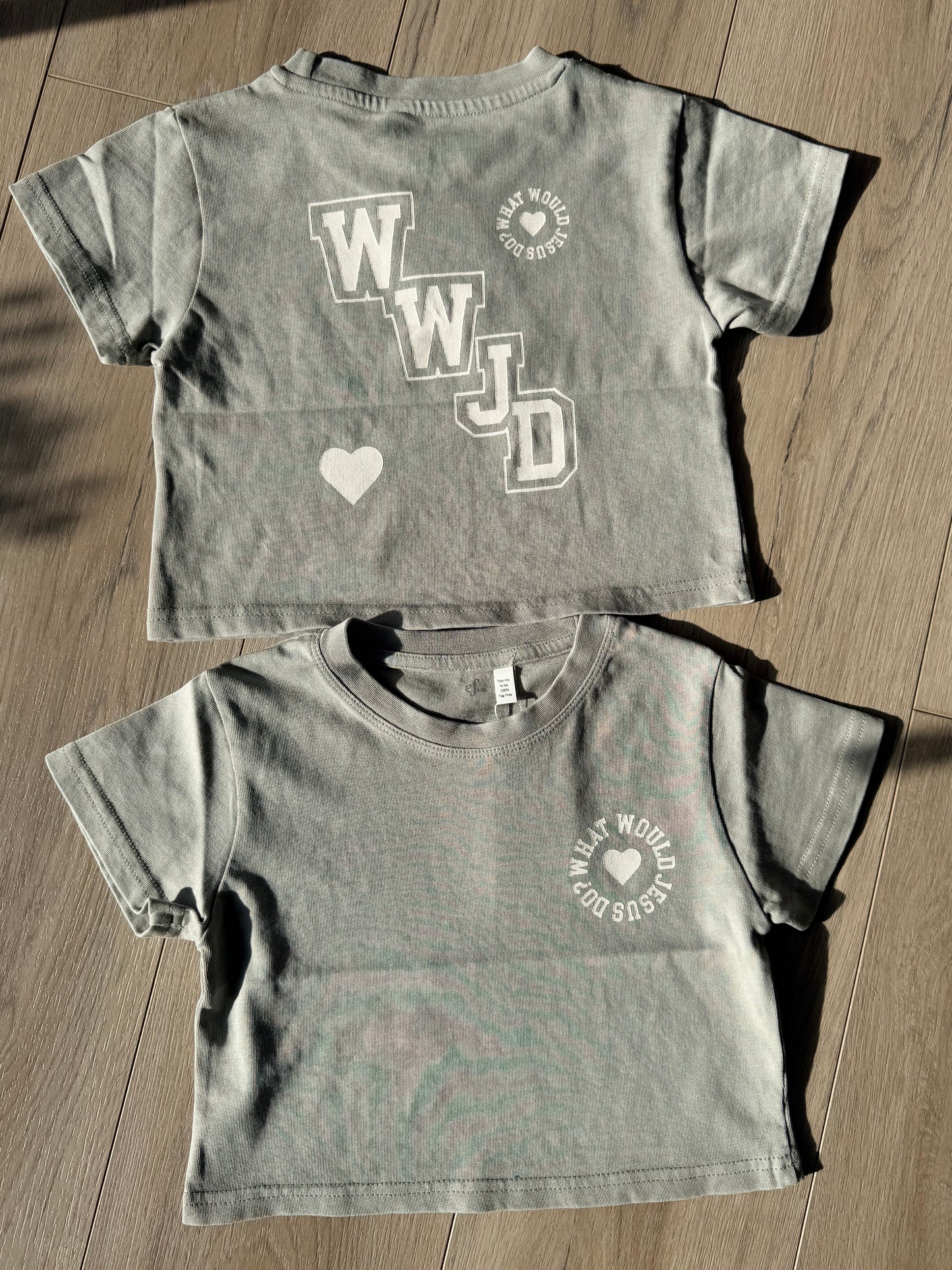 WWJD Varsity Kids Tee