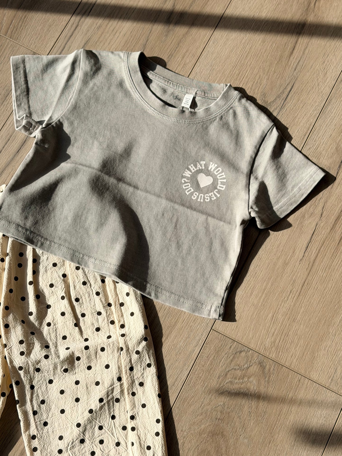 WWJD Varsity Kids Tee