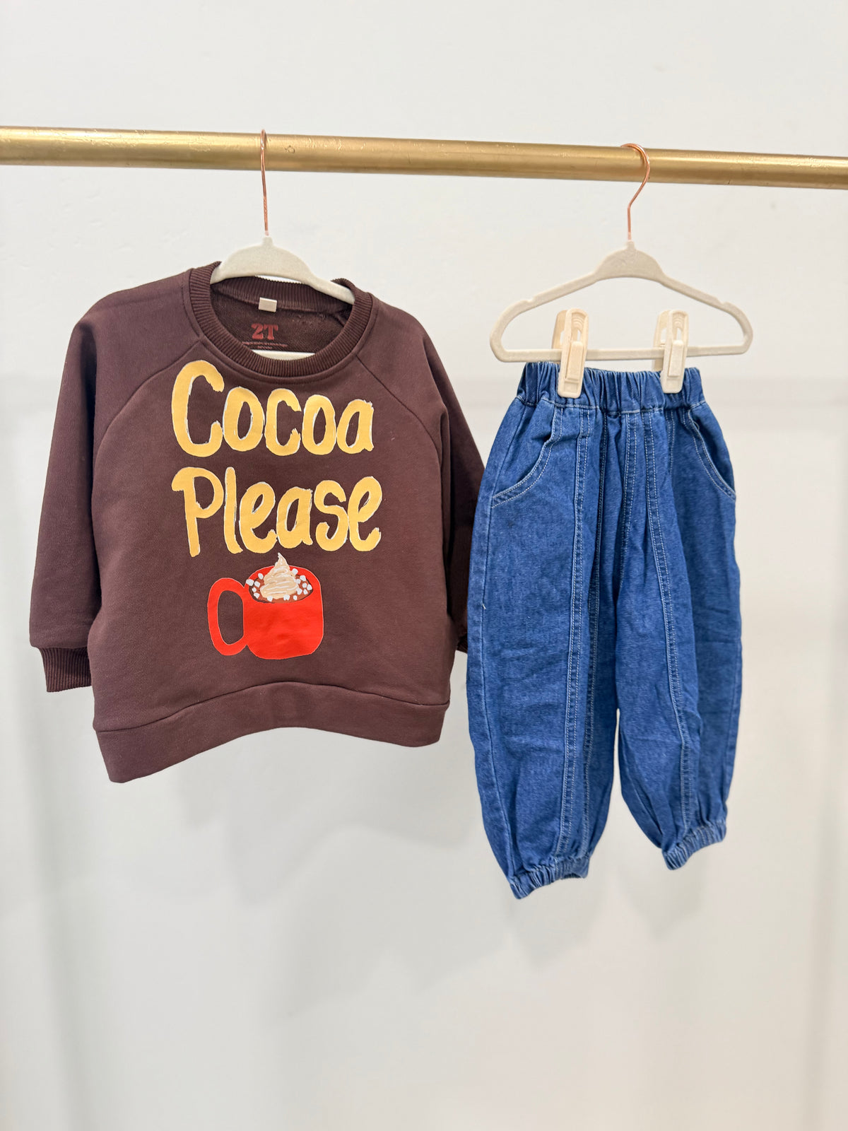 Cocoa Please Cotton Pullover