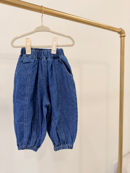Balloon Denim Toddler Pants
