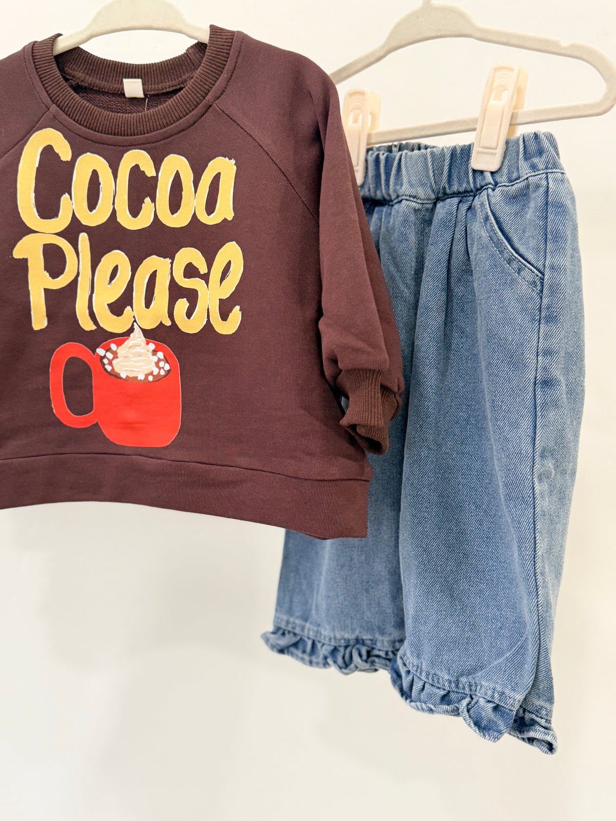 Cocoa Please Cotton Pullover