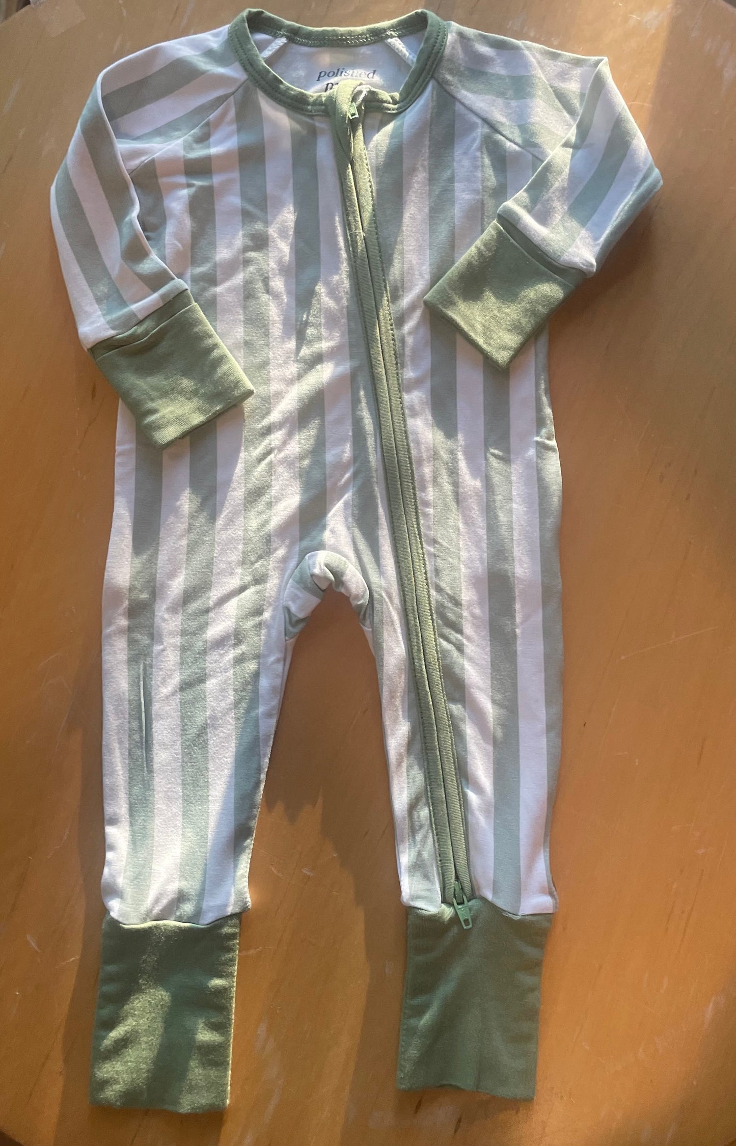 Striped | bamboo baby sleeper, bamboo clothing, baby boy