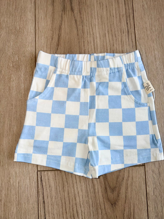 Blue Skies Check Shorts