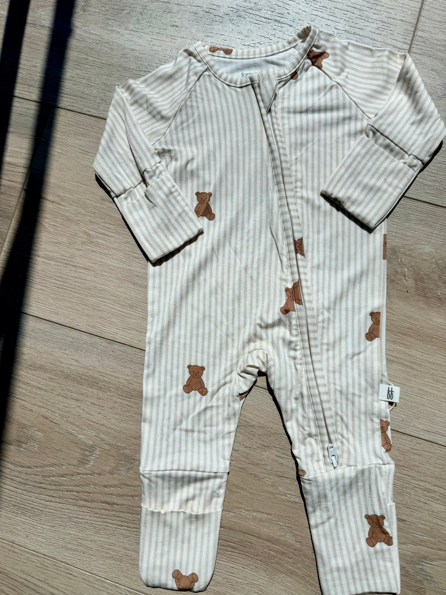 Bamboo Zip Pajamas | Teddy