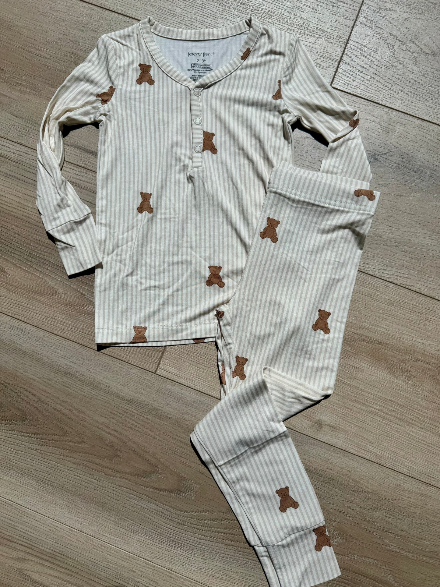 Bamboo Zip Pajamas | Teddy