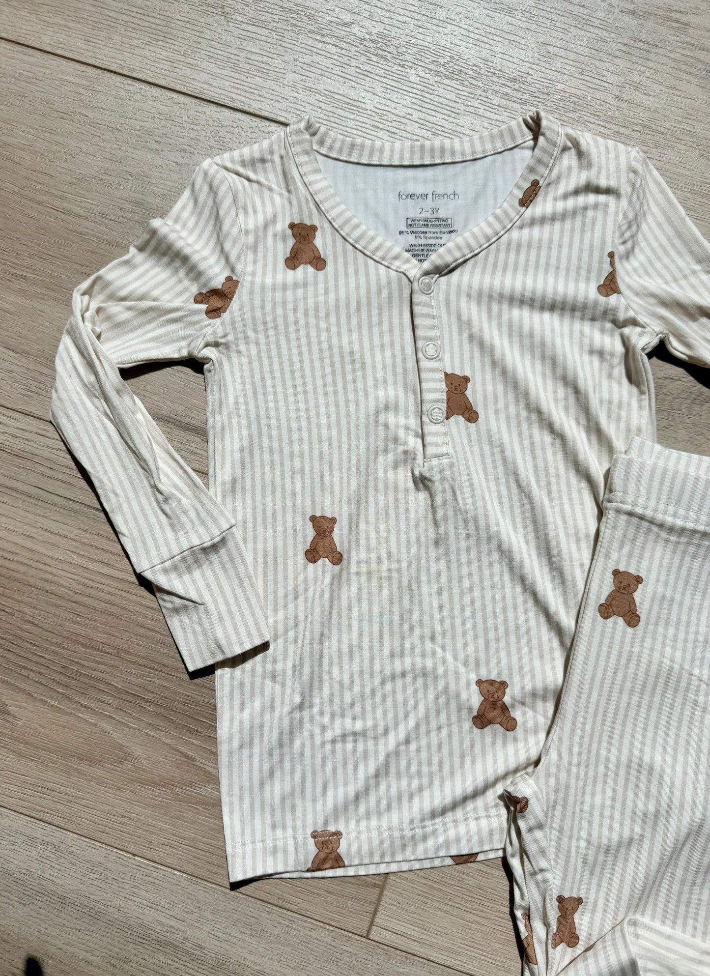 Bamboo Zip Pajamas | Teddy