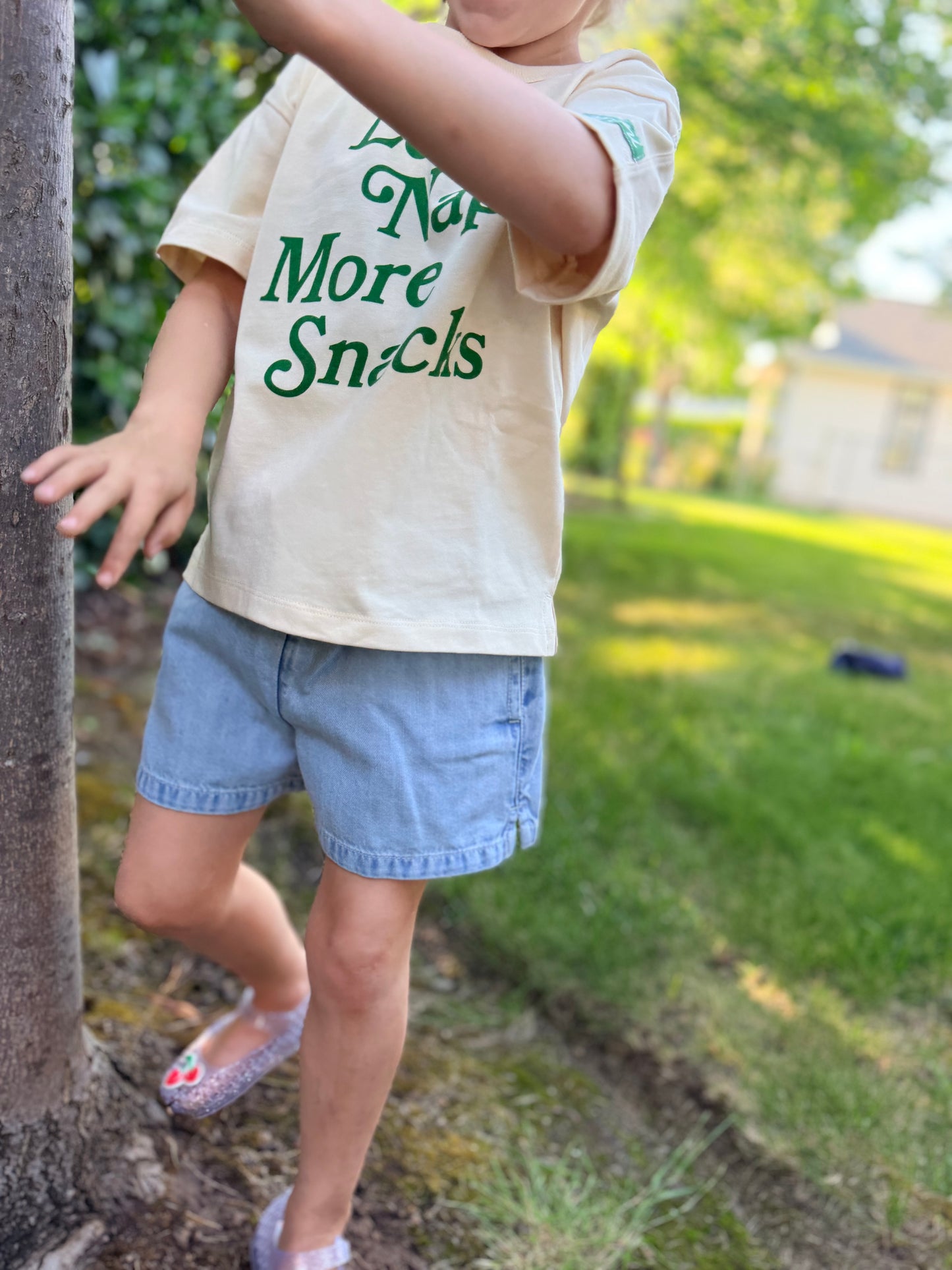 Less Naps More Snacks Oversized Tee