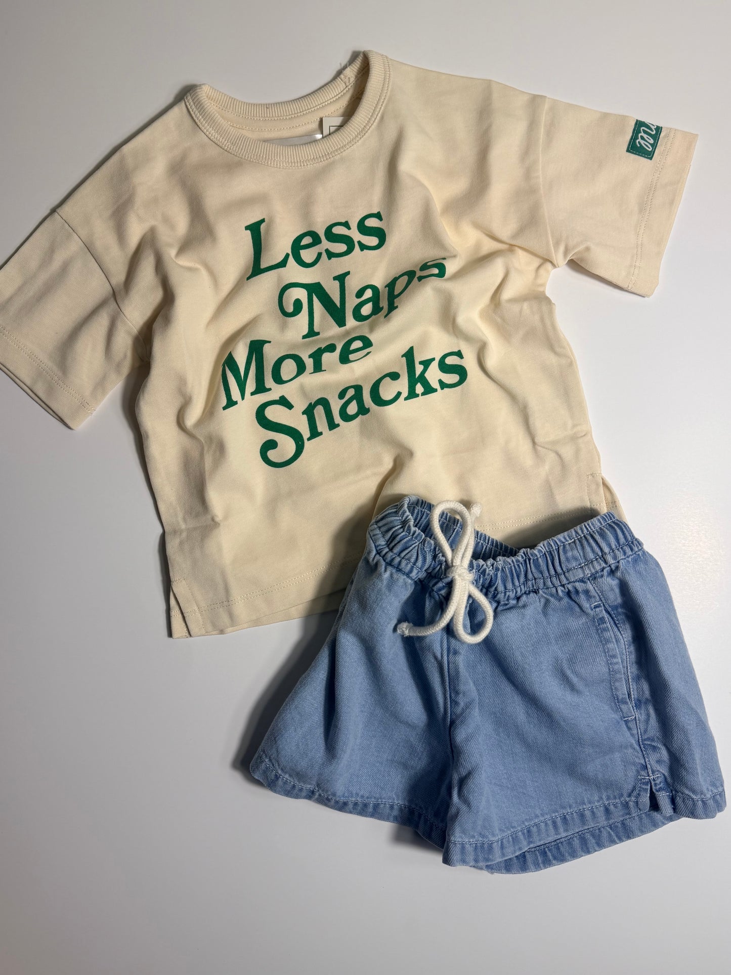 Less Naps More Snacks Oversized Tee