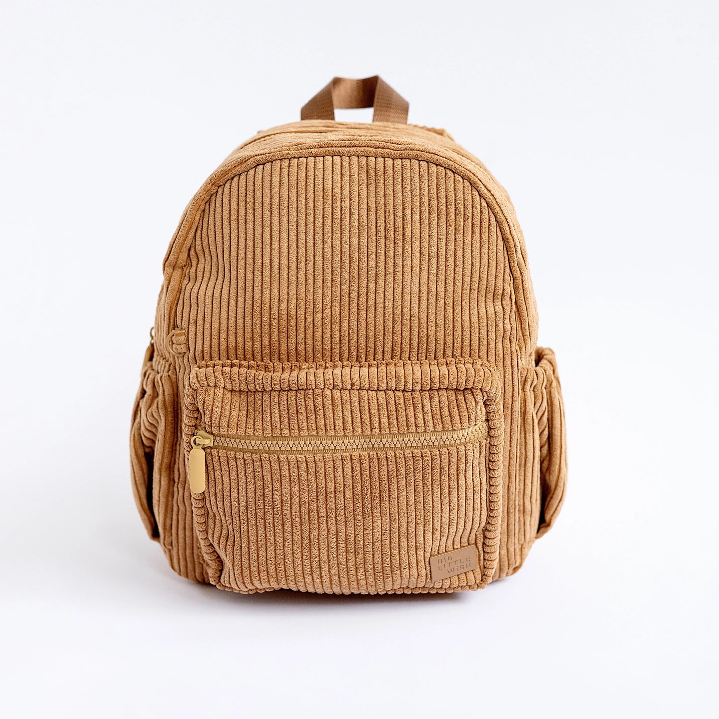 Corduroy Backpack- Camel