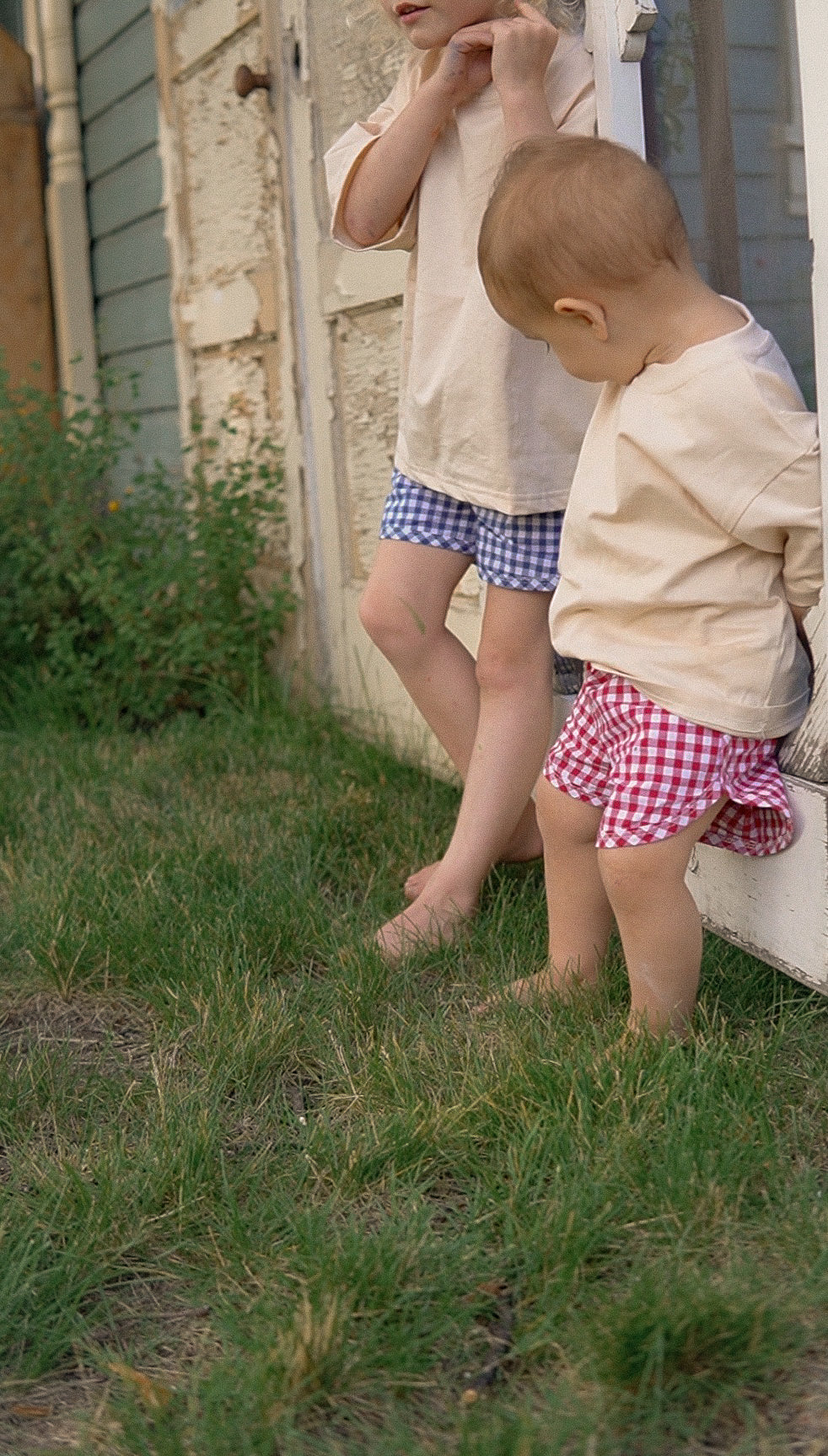 Picnic Gingham Toddler Shorts