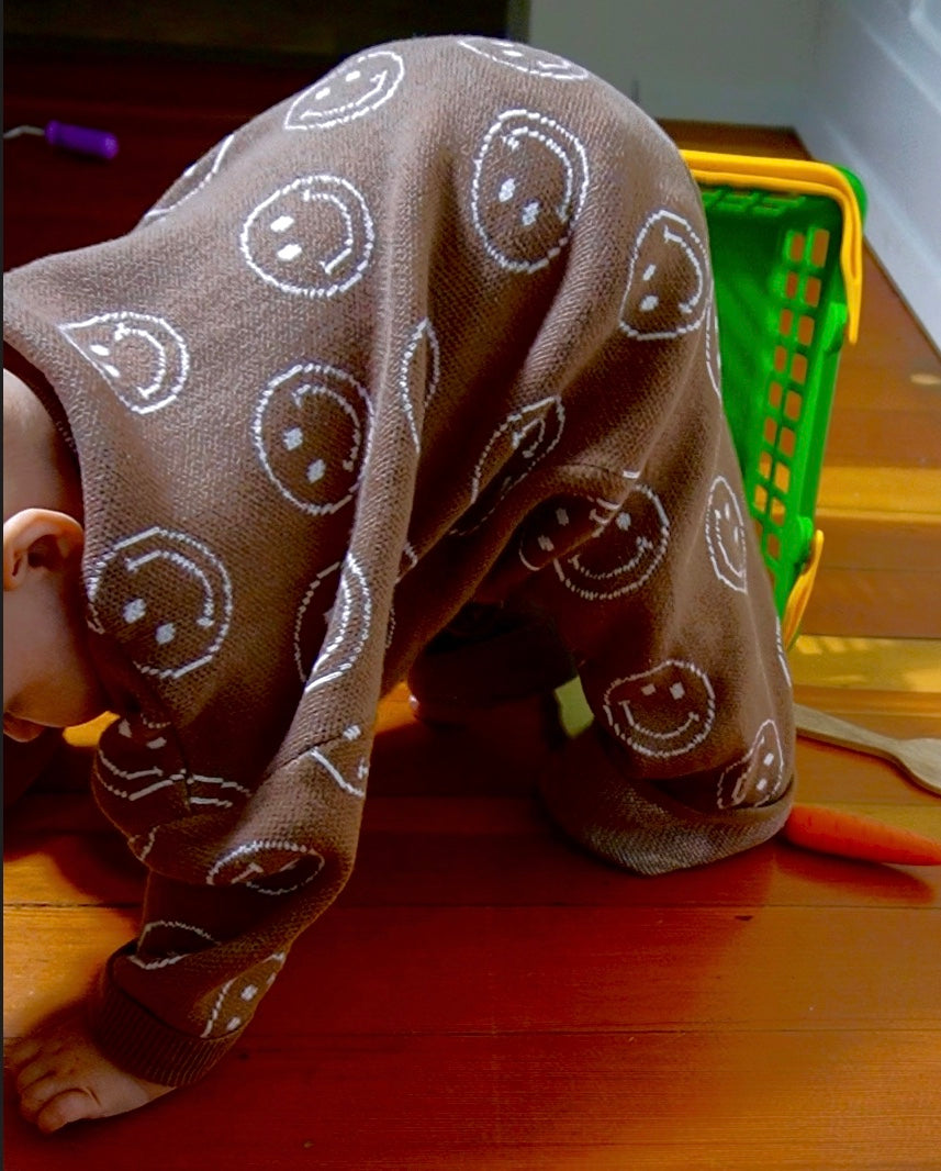 Knit Pant Set | Tan Just Smile